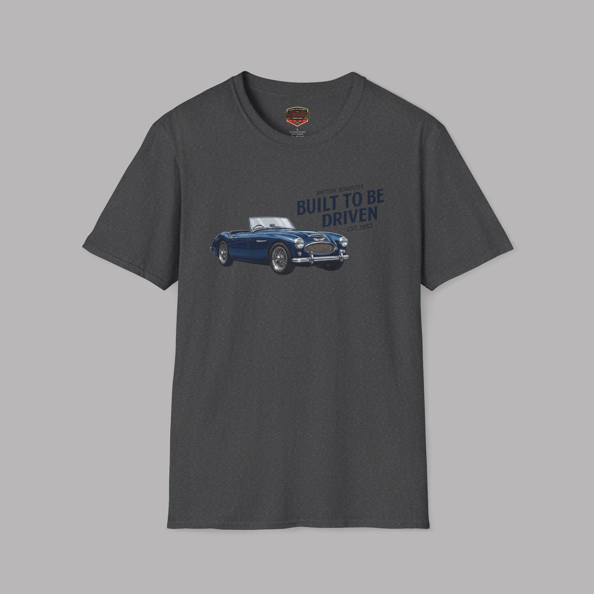 Classic Roadster T-Shirt - "Built to Be Driven" Vintage Car Tee