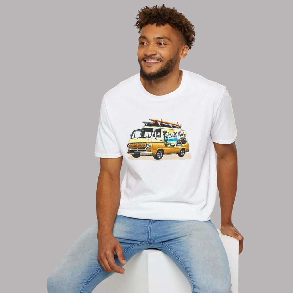 Surf's Up Retro Surf Van T-Shirt - Healey's Surf Shop Tee