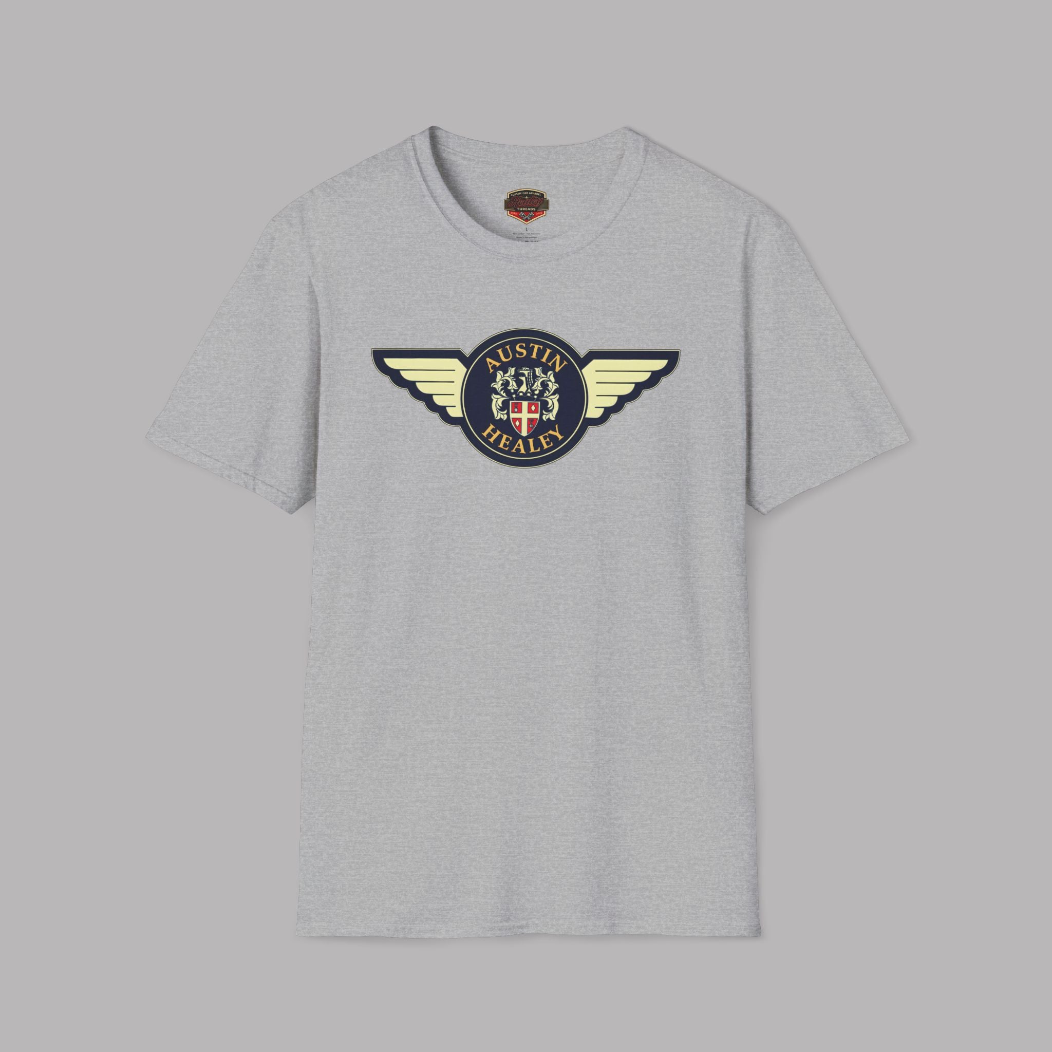 Austin Healey Gift Tee - Winged Badge Graphic Shirt