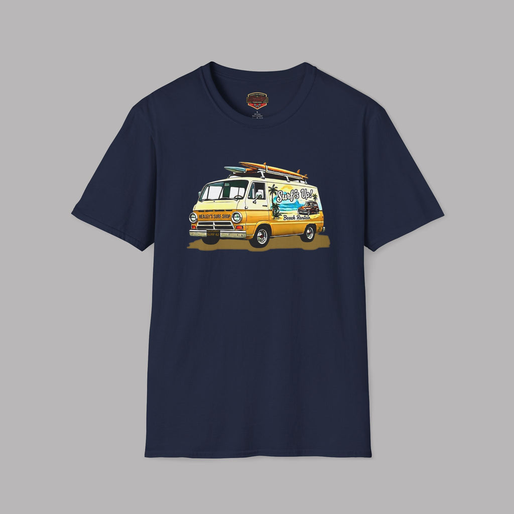 Surf's Up Retro Surf Van T-Shirt - Healey's Surf Shop Tee