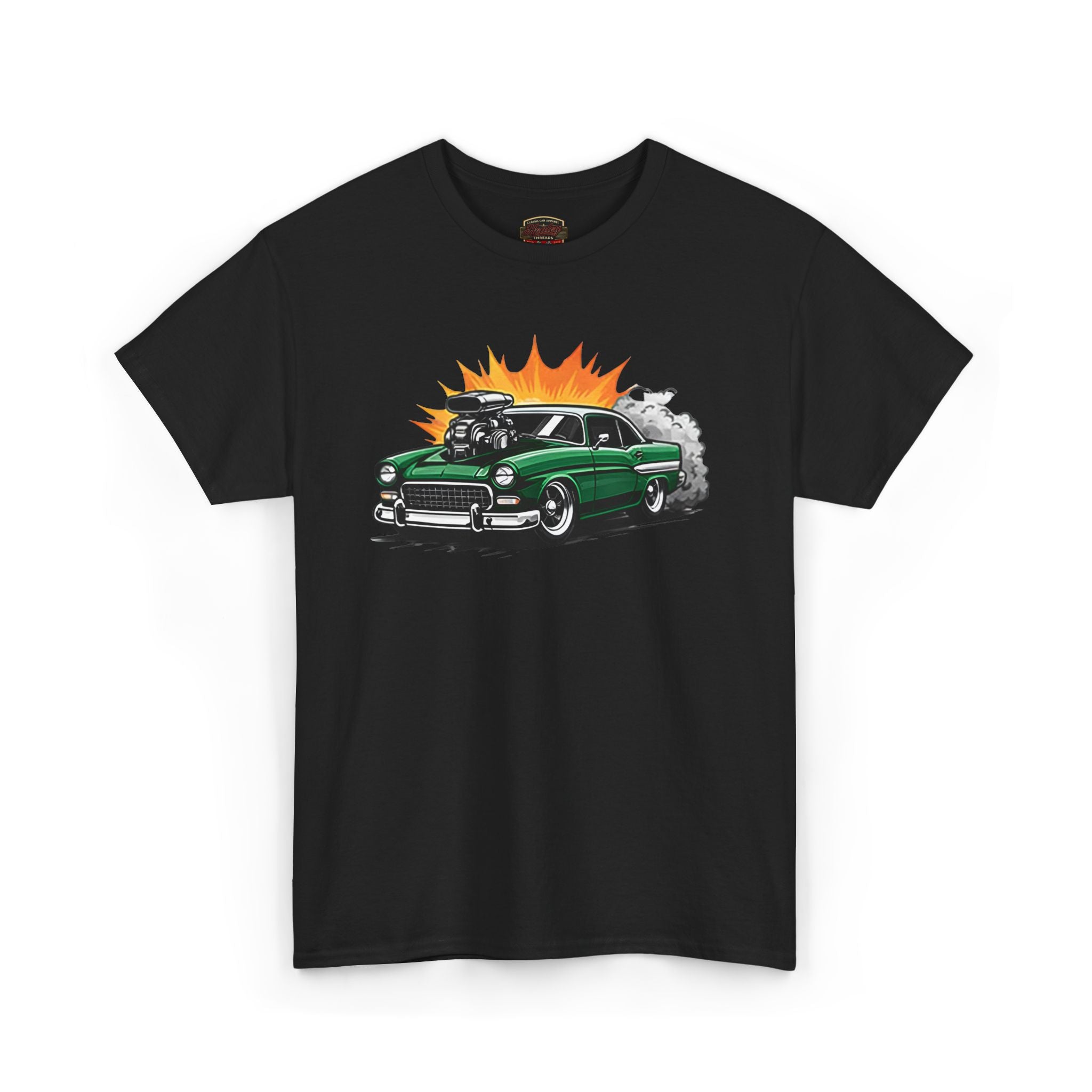 Green Chevy Hot Rod Shirt – Vintage Blown Classic Tee