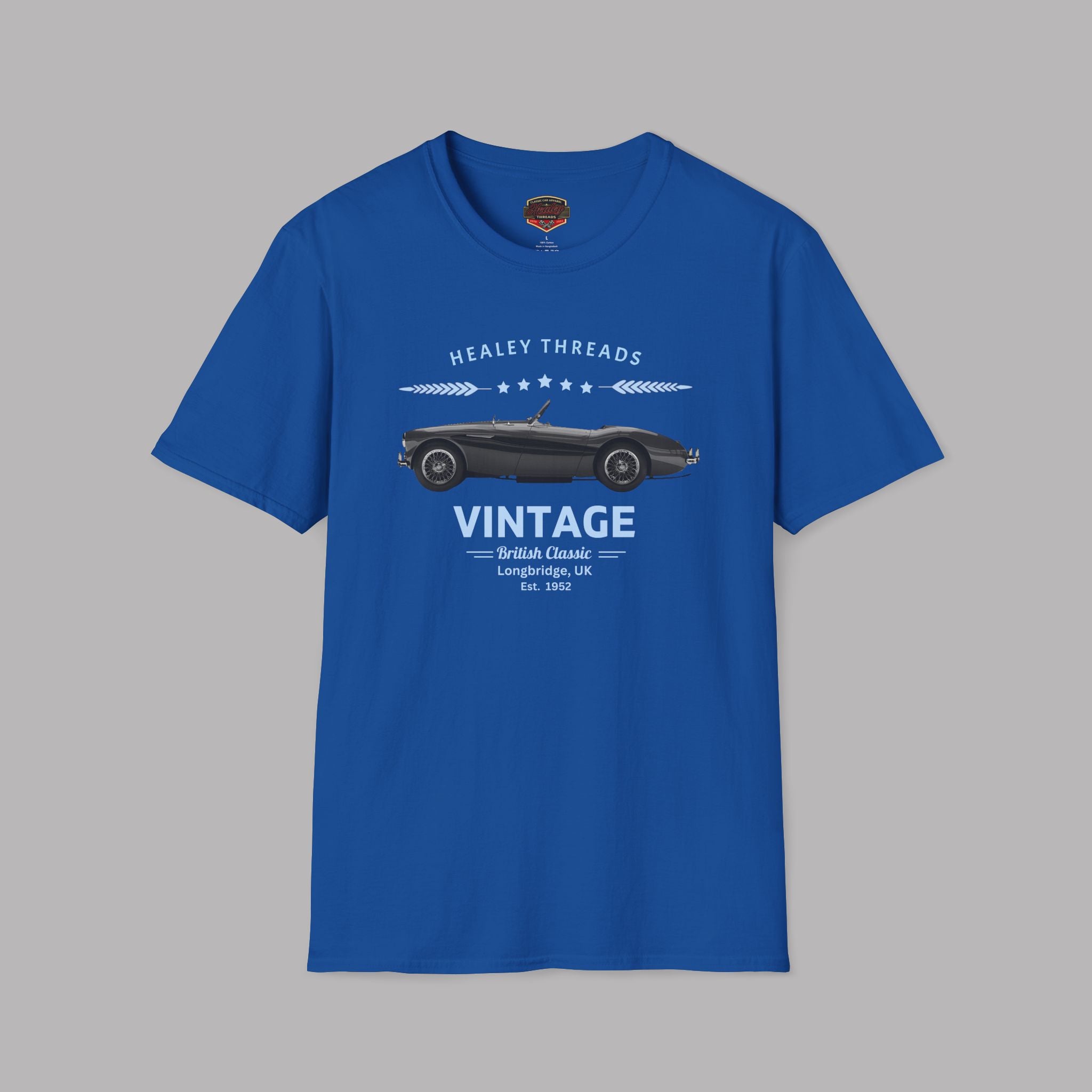 Vintage British Classic Tee | Roadster Badge Gift Shirt