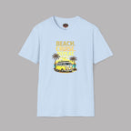 Beach Cruise Repeat Tee - Retro Palm Sunset Shirt
