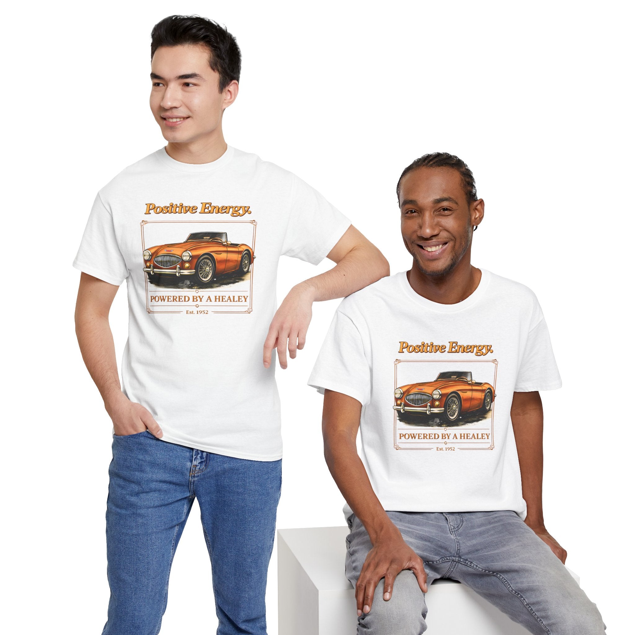 Positive Energy Roadster Tee | Vintage Sports Car Shirt