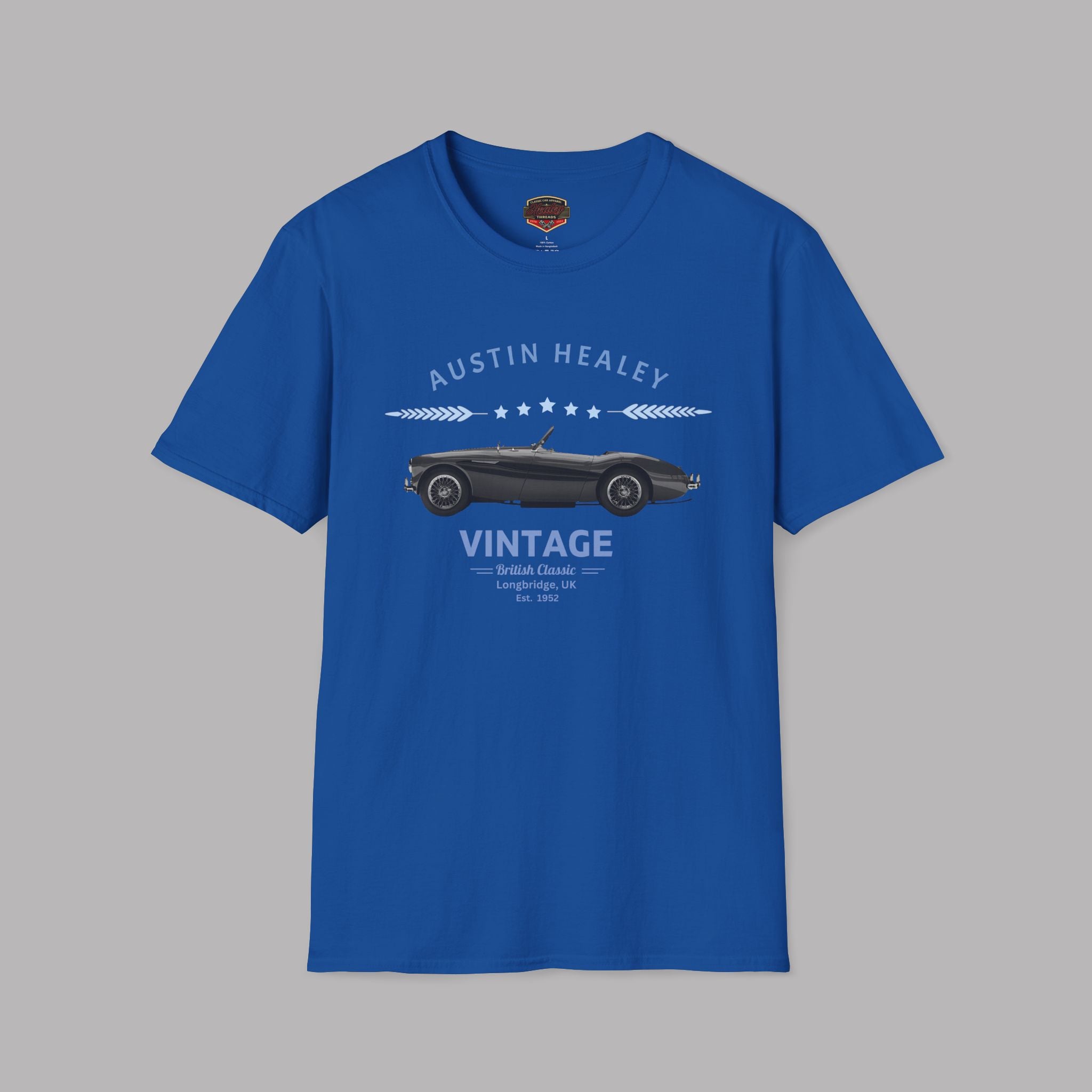 British Classic Car Shirt - Austin Healey Vintage Roadster Tee