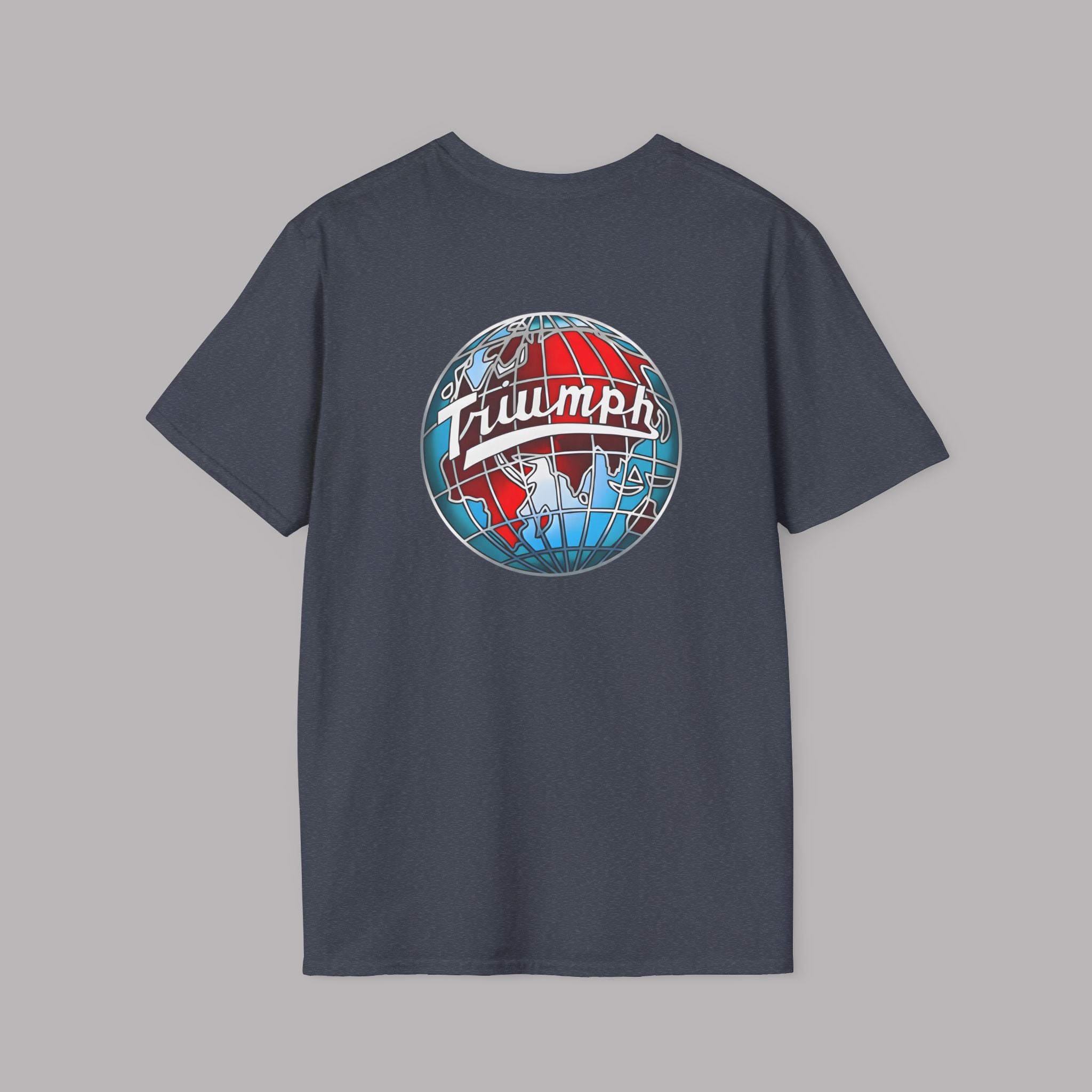 Vintage Triumph Globe T-Shirt – Classic British Moto Tee