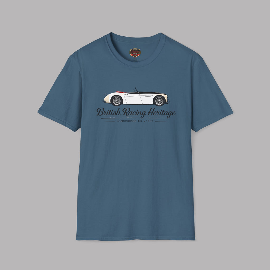 British Racing Heritage Tee | Vintage Roadster Gift Shirt