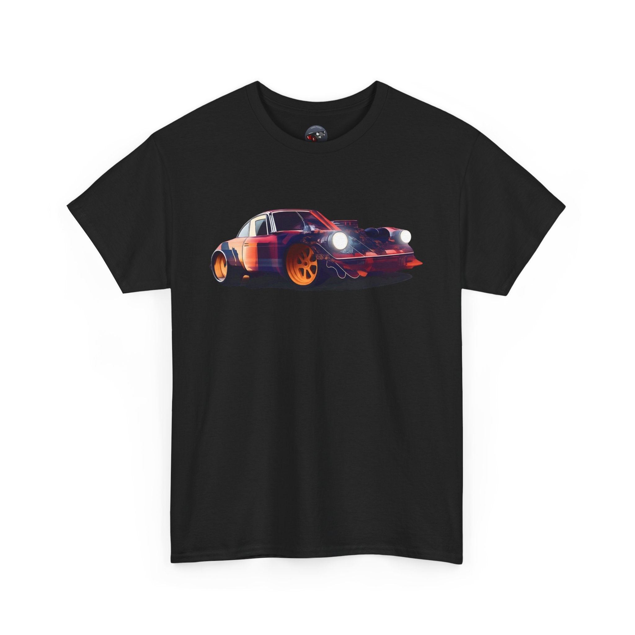 Abstract 3D Sports Car T-Shirt - Cool Automotive Art Design