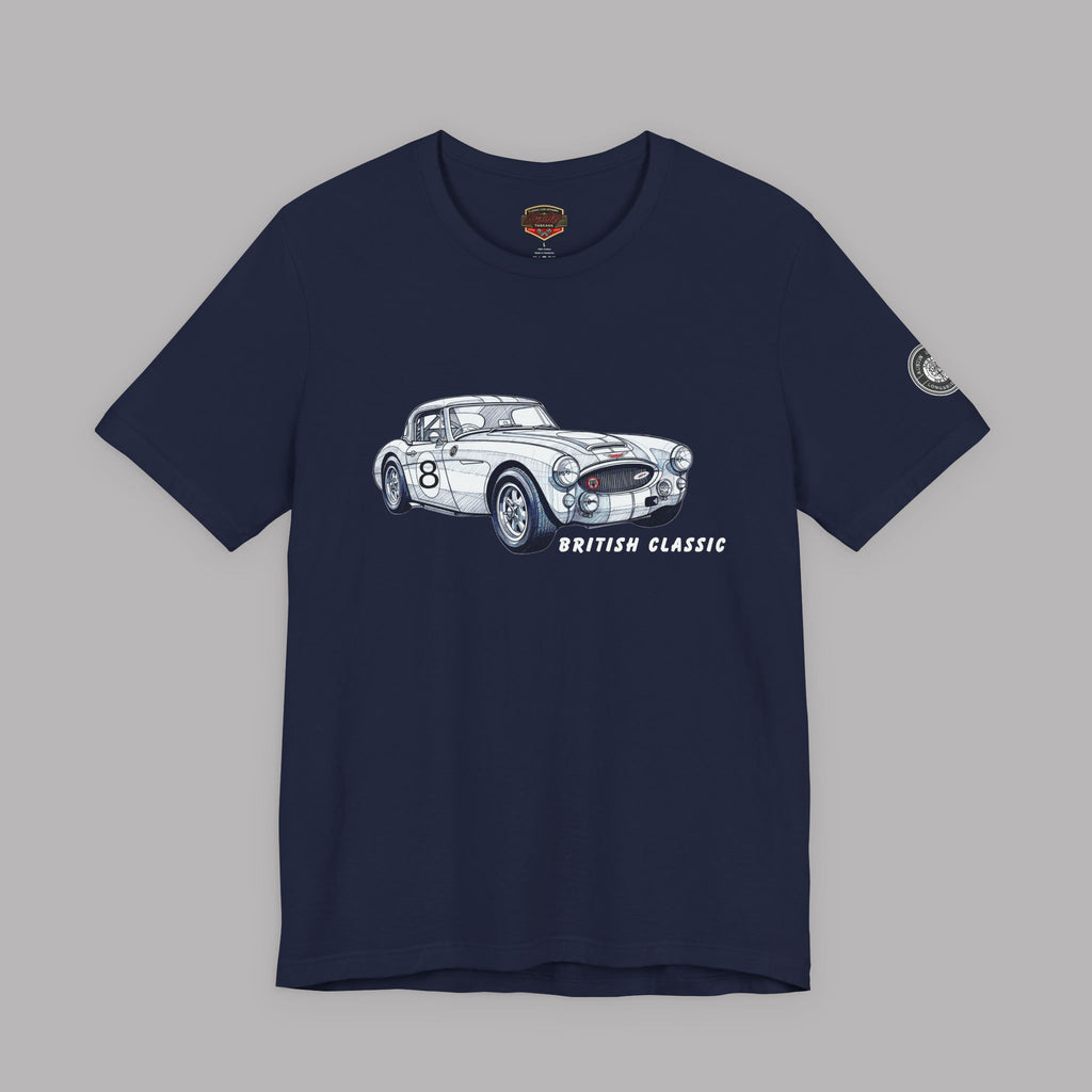 British Classic Roadster Tee | Vintage Racing Car Shirt