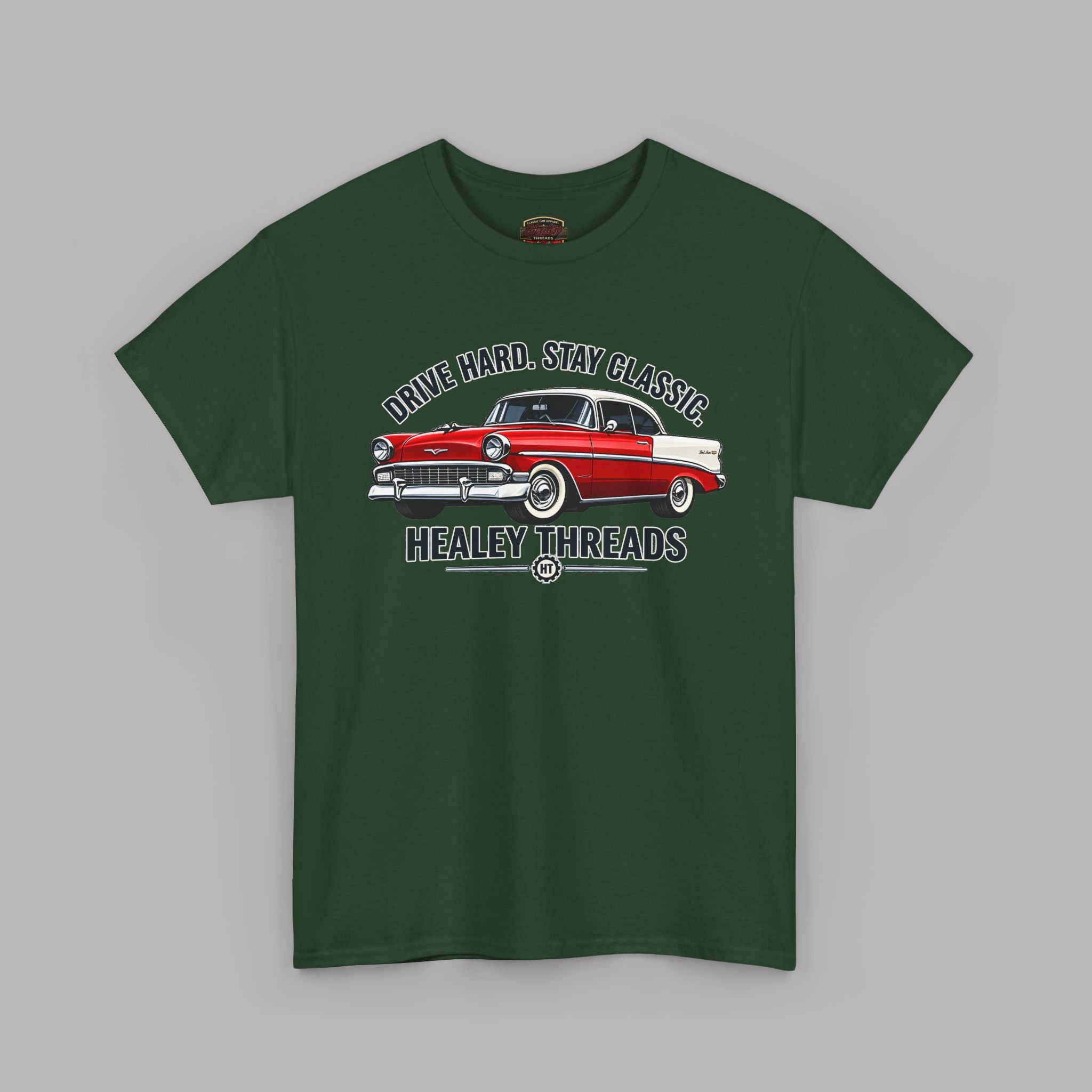 Drive Hard Stay Classic Cruiser Tee | Retro Car Gift