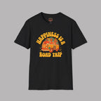 Happiness Is a Road Trip Tee | Retro Boho Van Gift Shirt