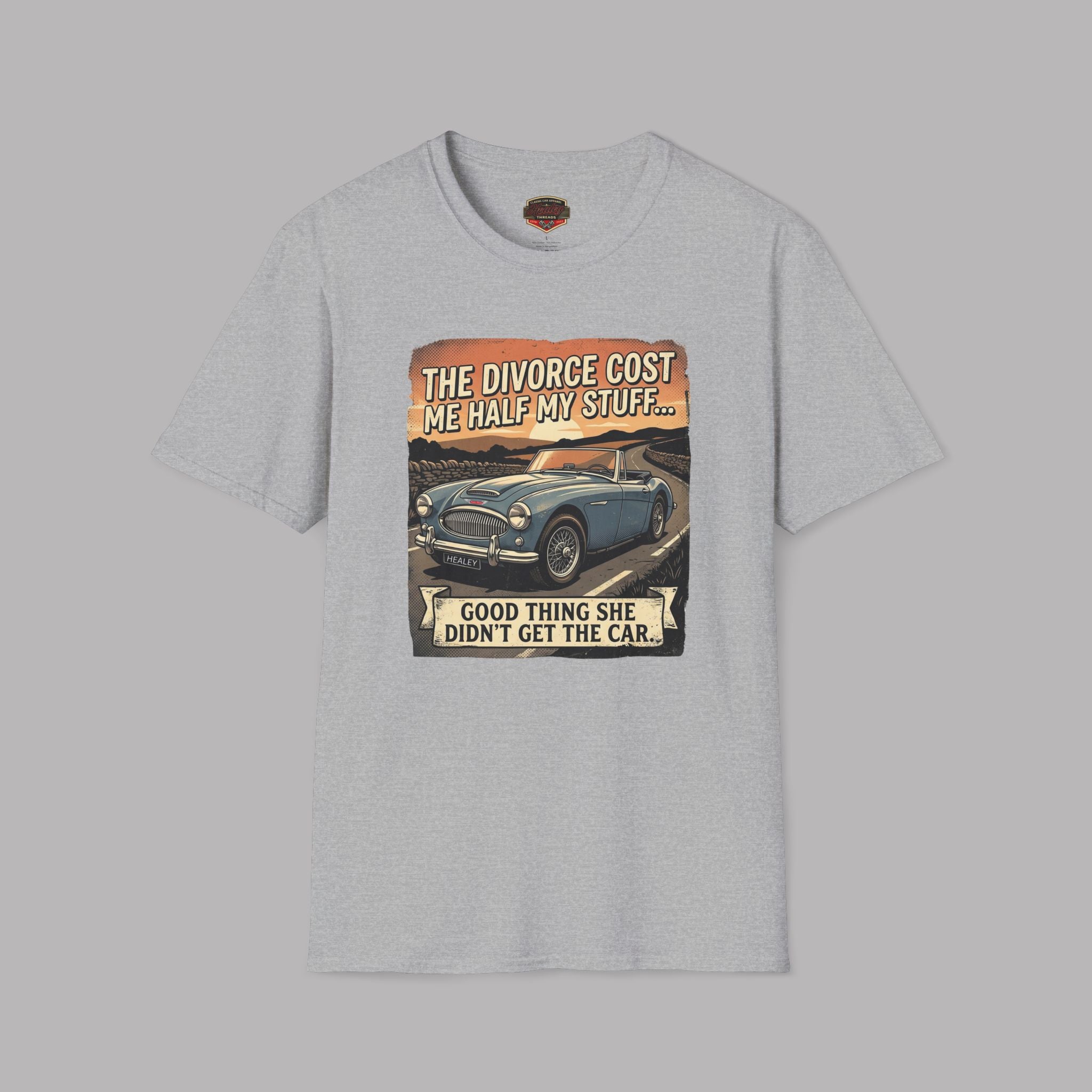 Divorce Car T-Shirt - Funny Classic Car Graphic Tee