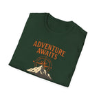 Adventure awaits compass mountain T-Shirt