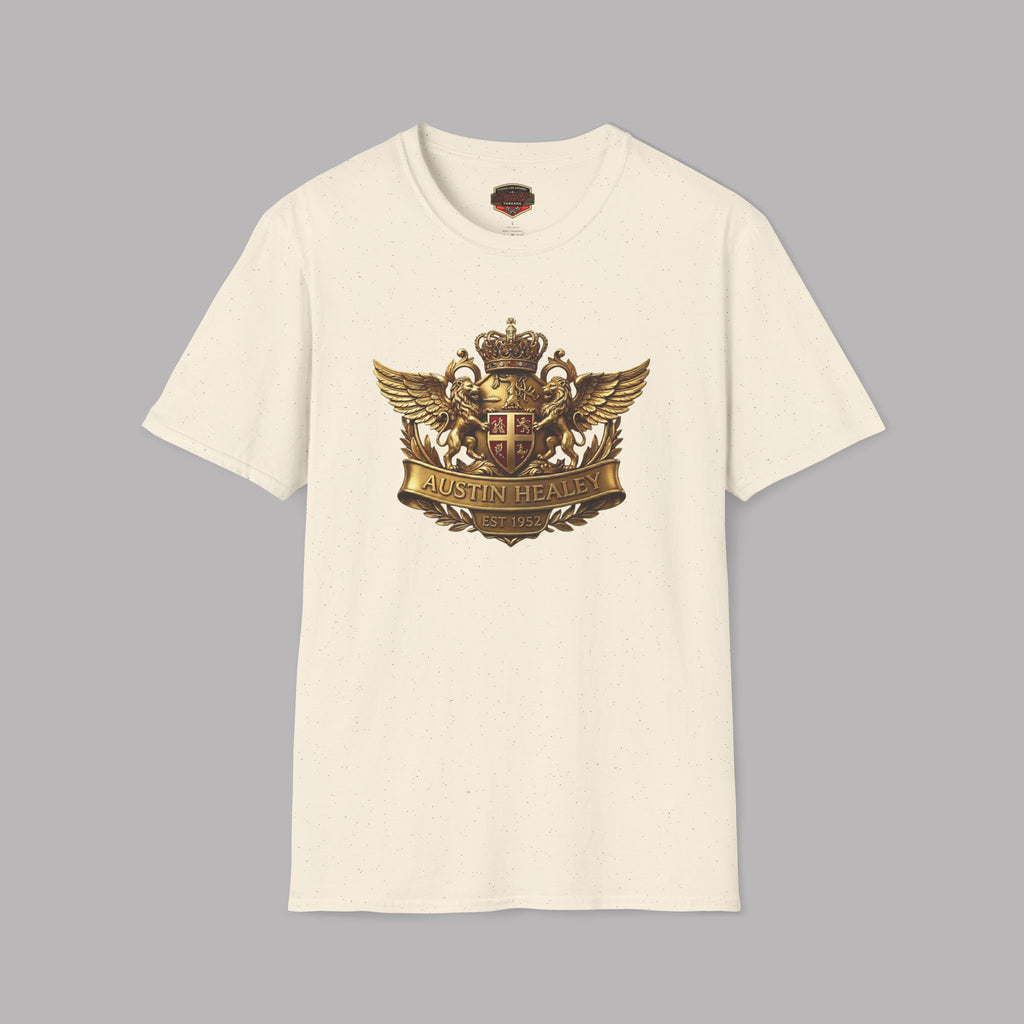 Crowned Lion Crest Tee | Vintage Roadster Gift Shirt