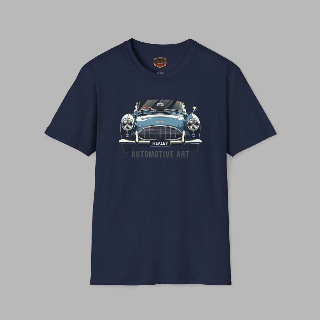 Classic Healey Car T-Shirt - Automotive Art Vintage Roadster Tee
