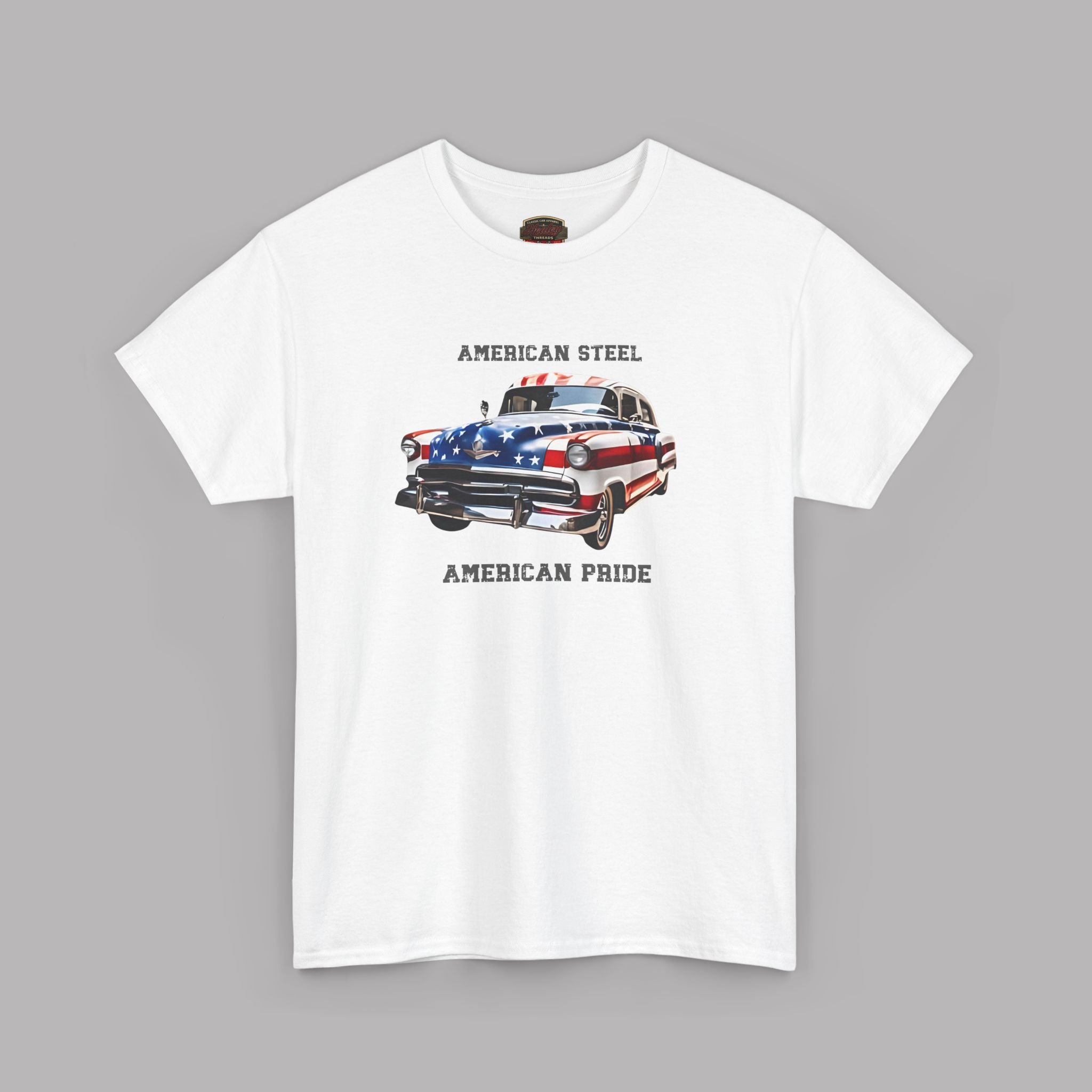 American Steel T-Shirt – Vintage Classic Car Graphic Tee