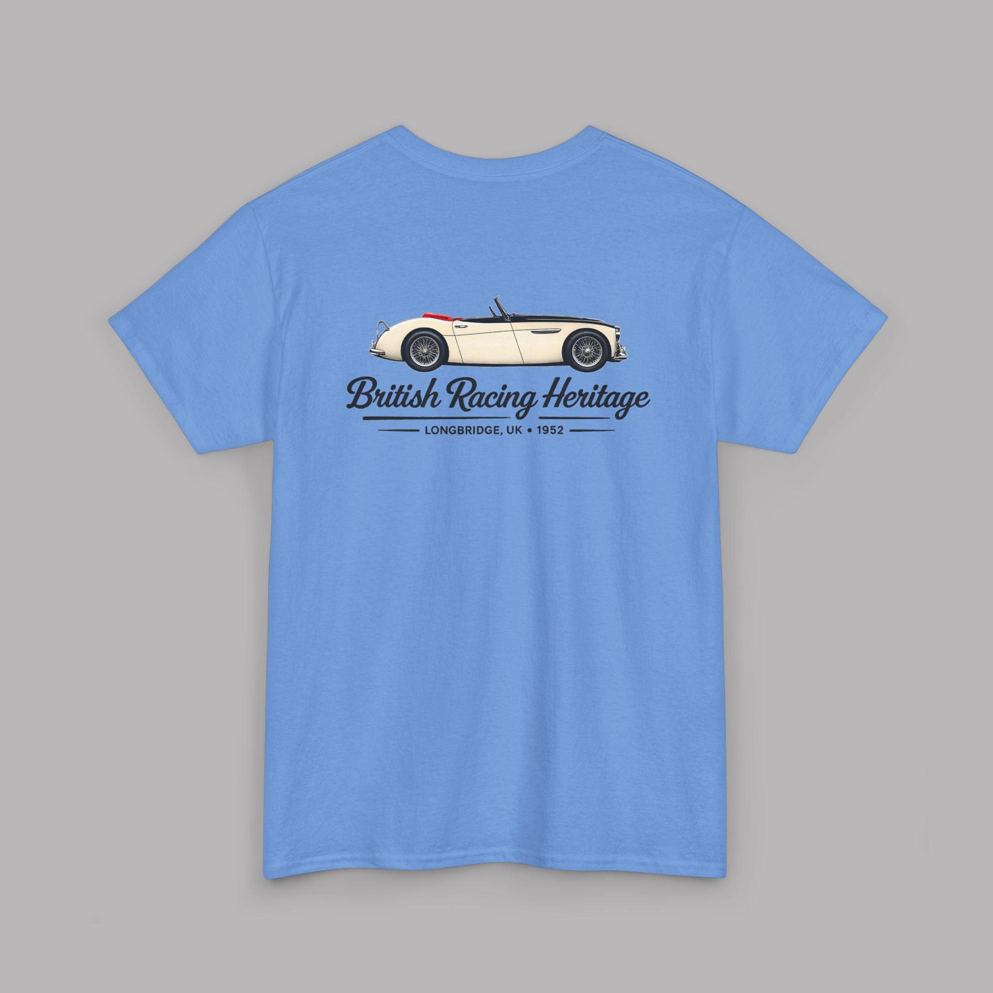 Vintage British Racing Heritage Tee | Classic Roadster Graphic