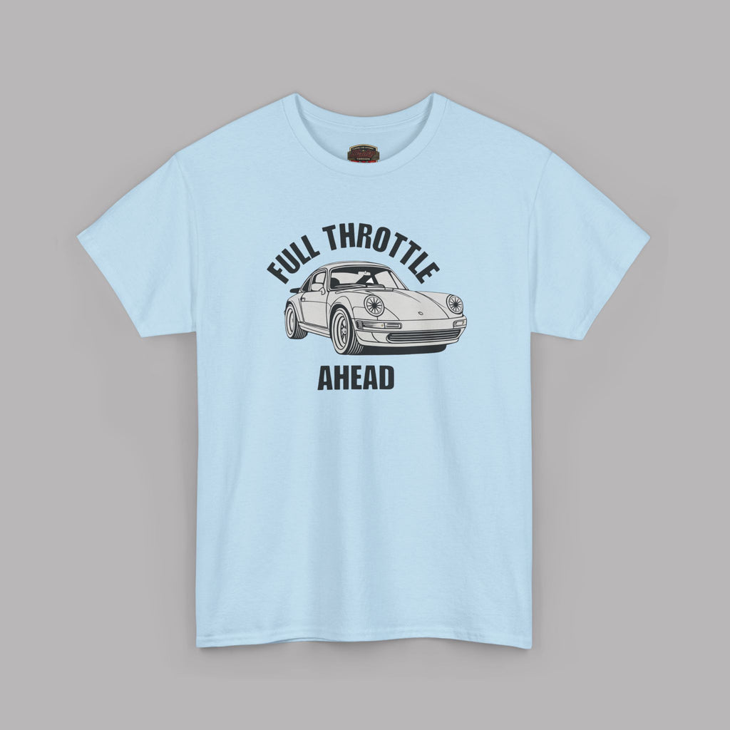 Full Throttle T-Shirt – Vintage Sports Car Graphic Tee