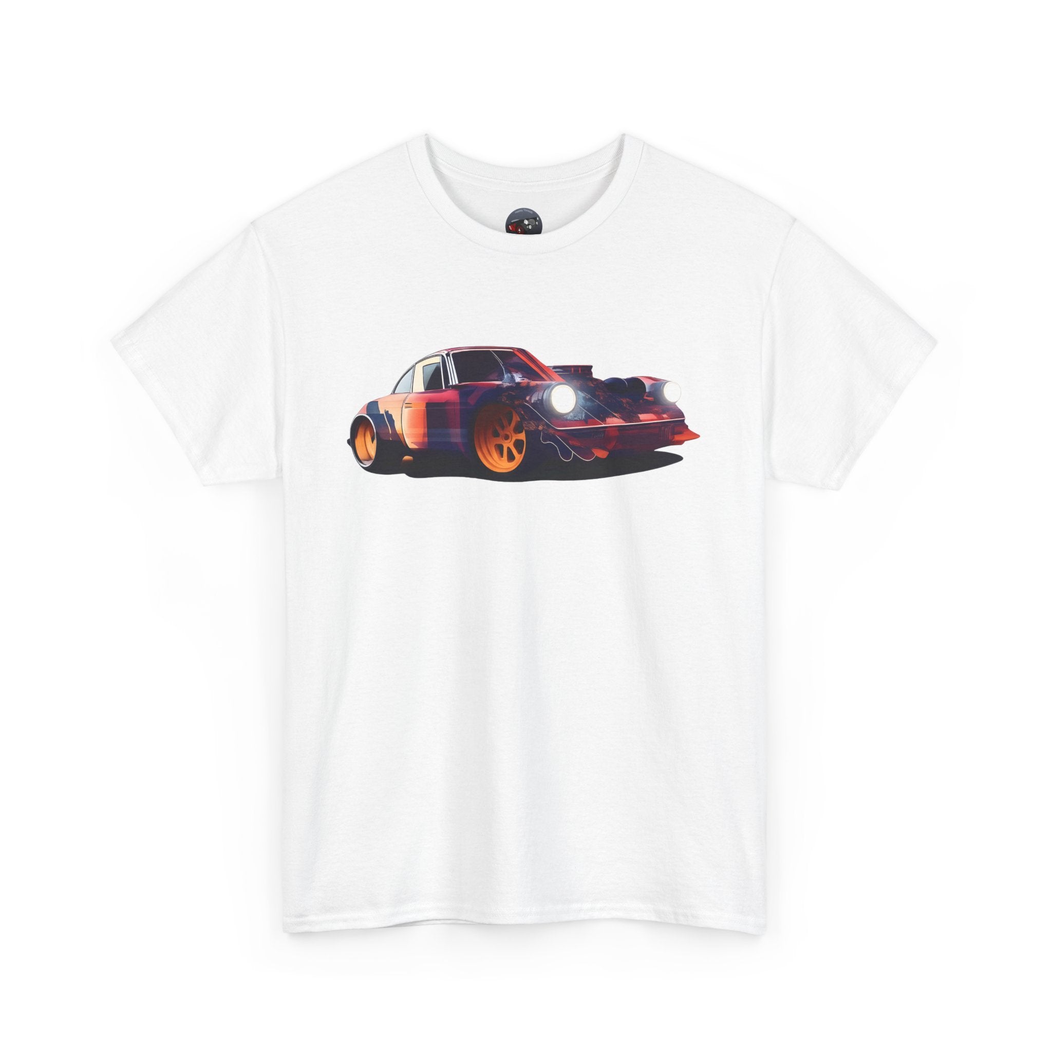 Abstract 3D Sports Car T-Shirt - Cool Automotive Art Design