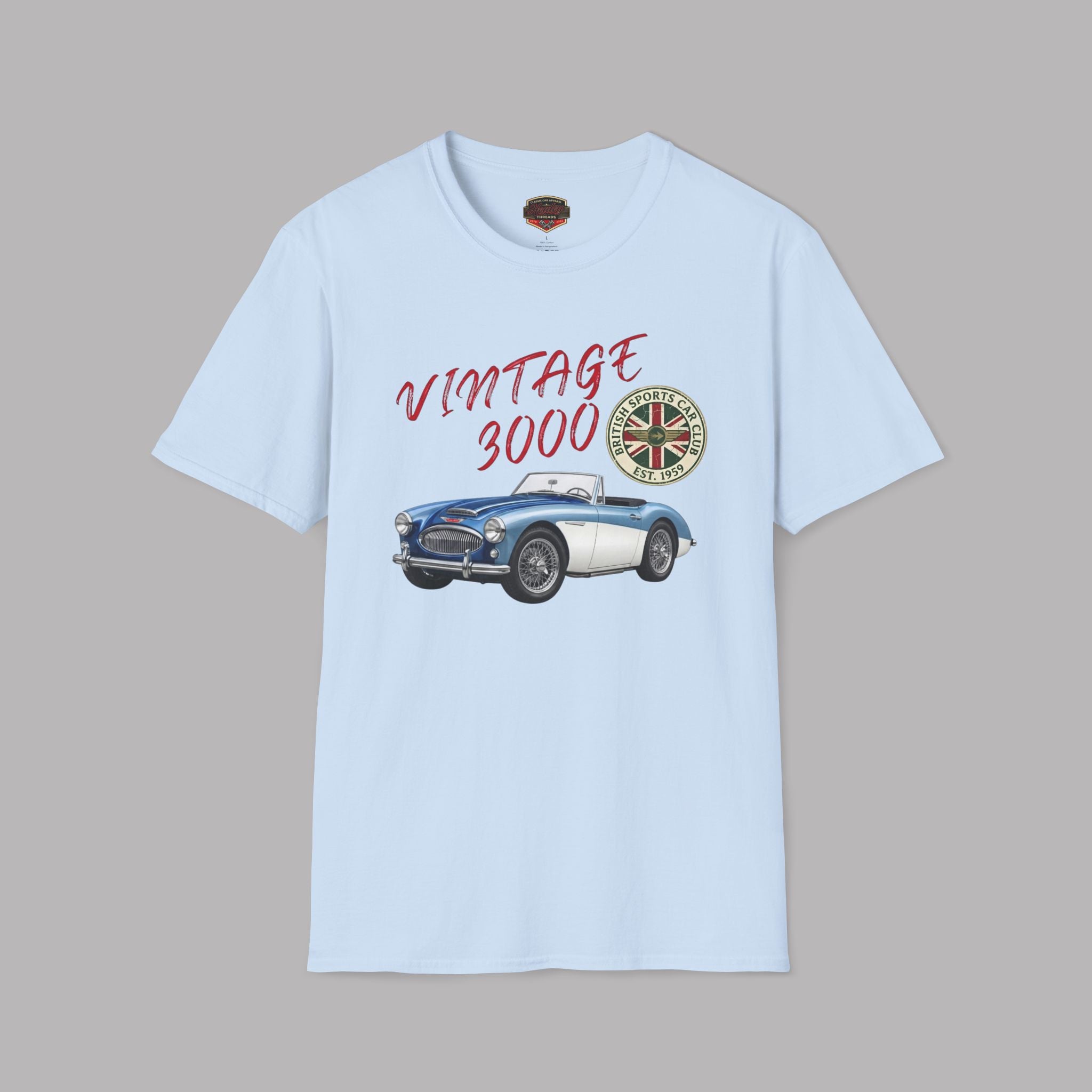 Vintage Roadster Club Tee | Classic British Sports Car Gift