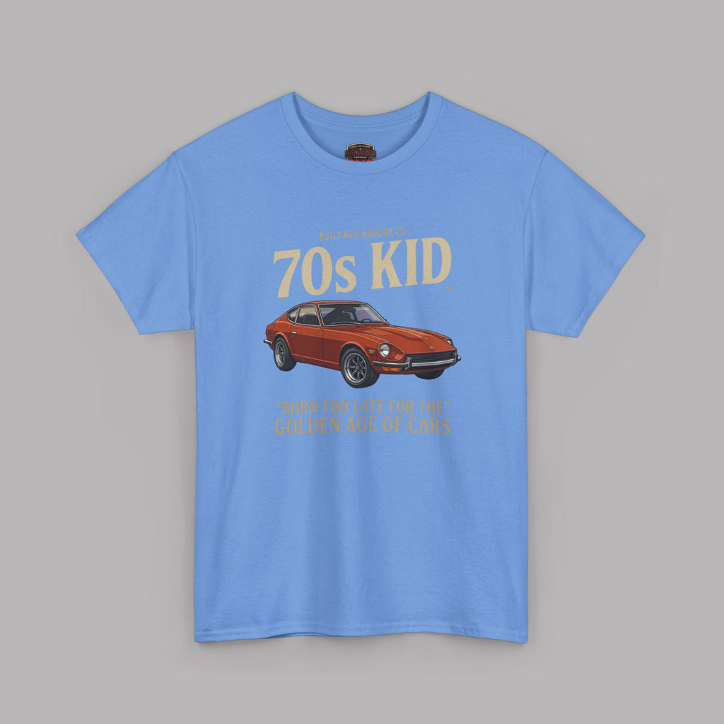70s Kid Classic Car Tee – Born Too Late for the Golden Age