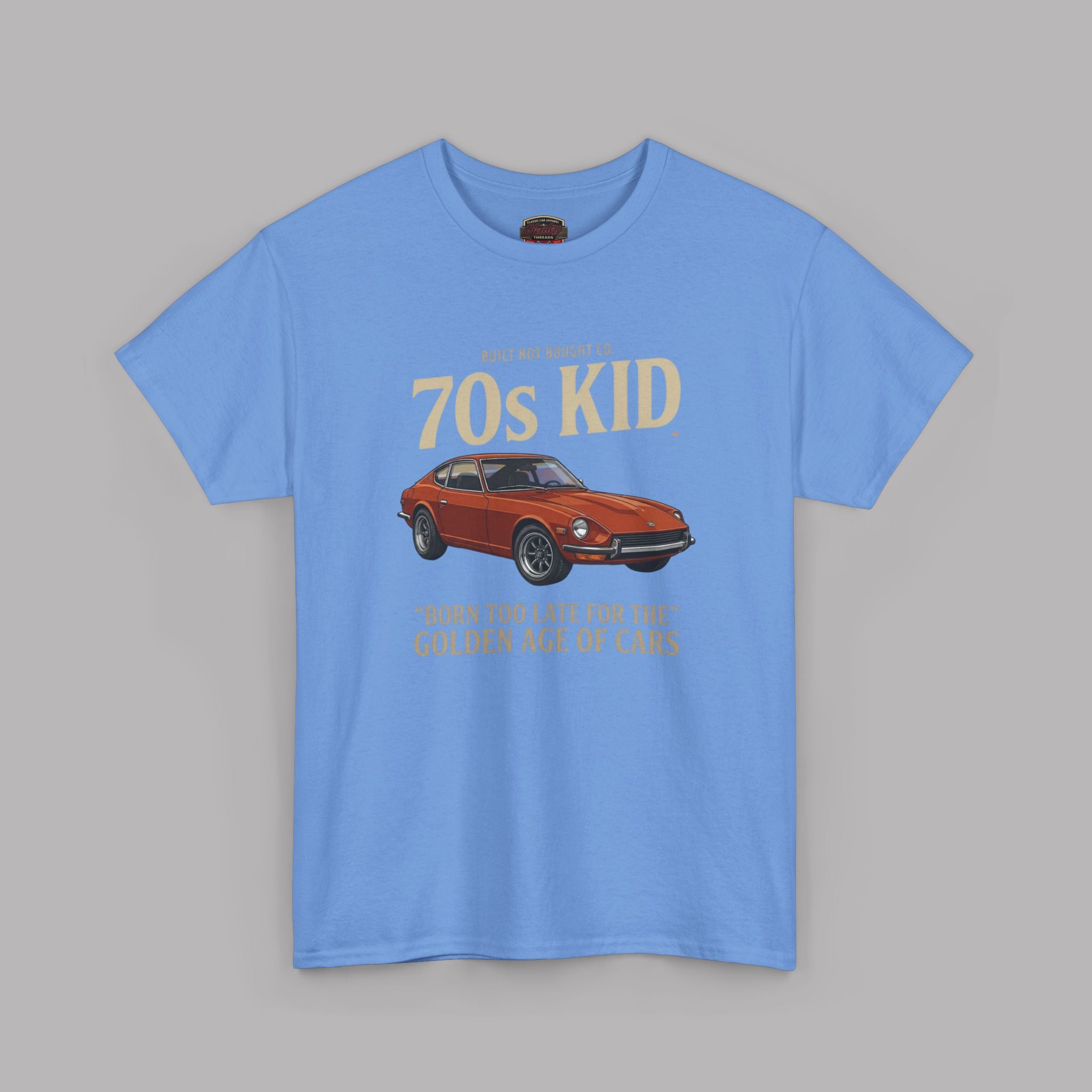 70s Kid Classic Car Tee – Born Too Late for the Golden Age