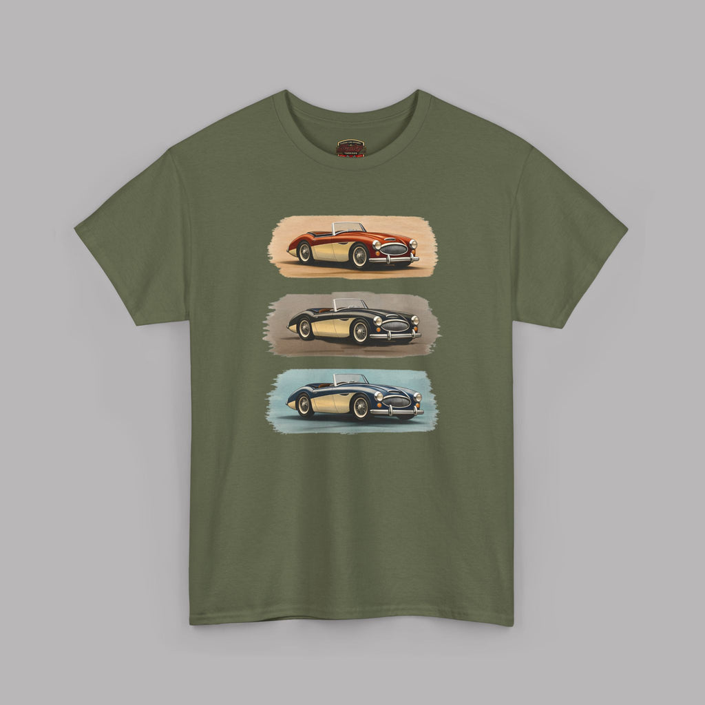 Austin Healey Vintage T-Shirt – Classic Roadster Trio Tee