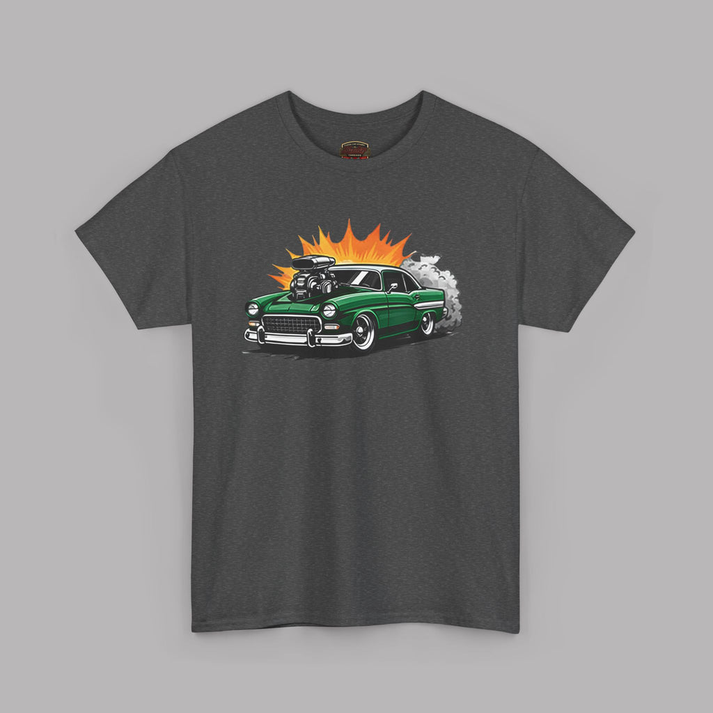 Green Chevy Hot Rod Shirt – Vintage Blown Classic Tee