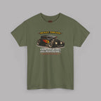Chrome Fire Attitude Hot Rod Tee | Classic Car Gift Shirt