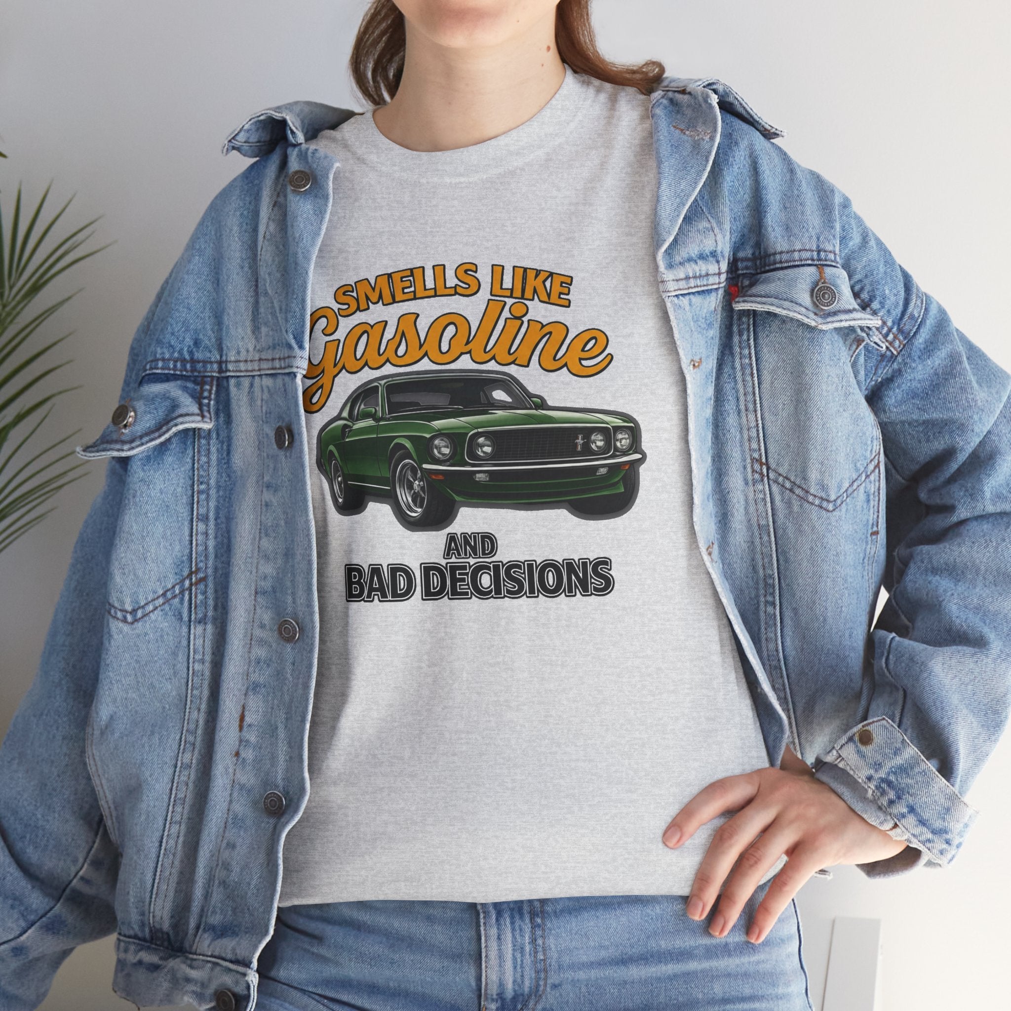 Gasoline and Bad Decisions Tee | Muscle Car Graphic T-Shirt