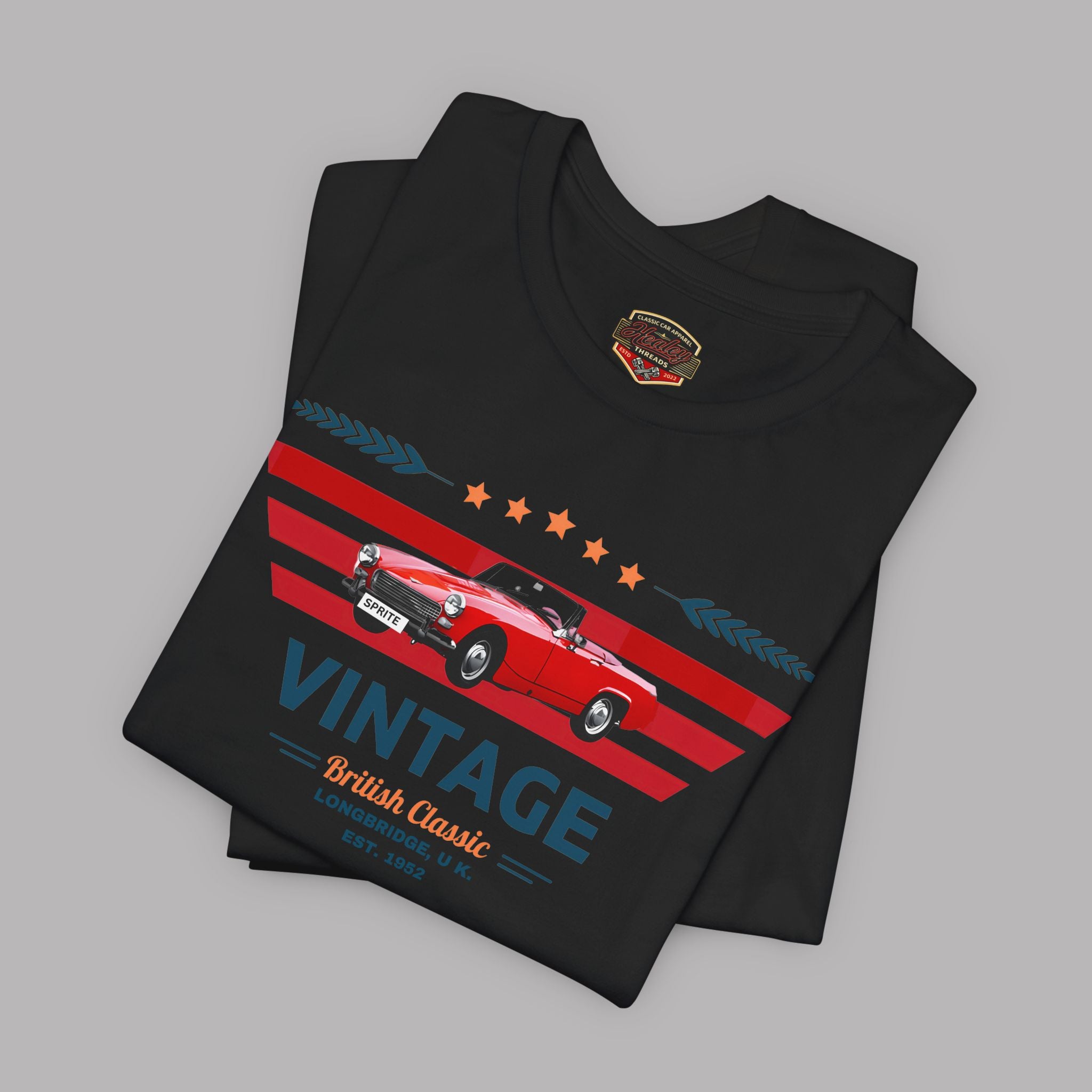 Vintage British Roadster Tee | Retro Classic Car Shirt