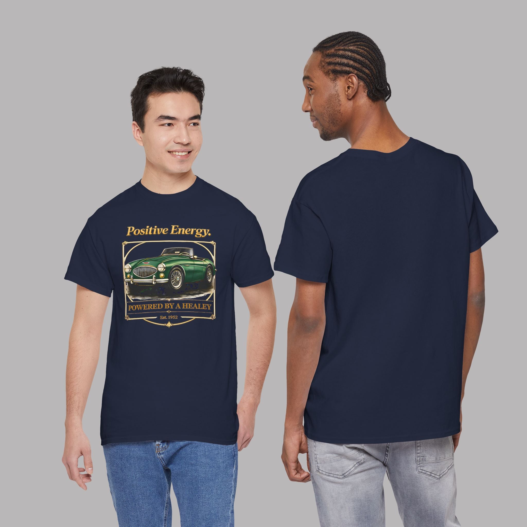 Positive Energy Classic Roadster Tee | Vintage Car Gift