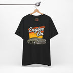 Engine On Vintage Car T-Shirt - Retro Classic Auto Tee