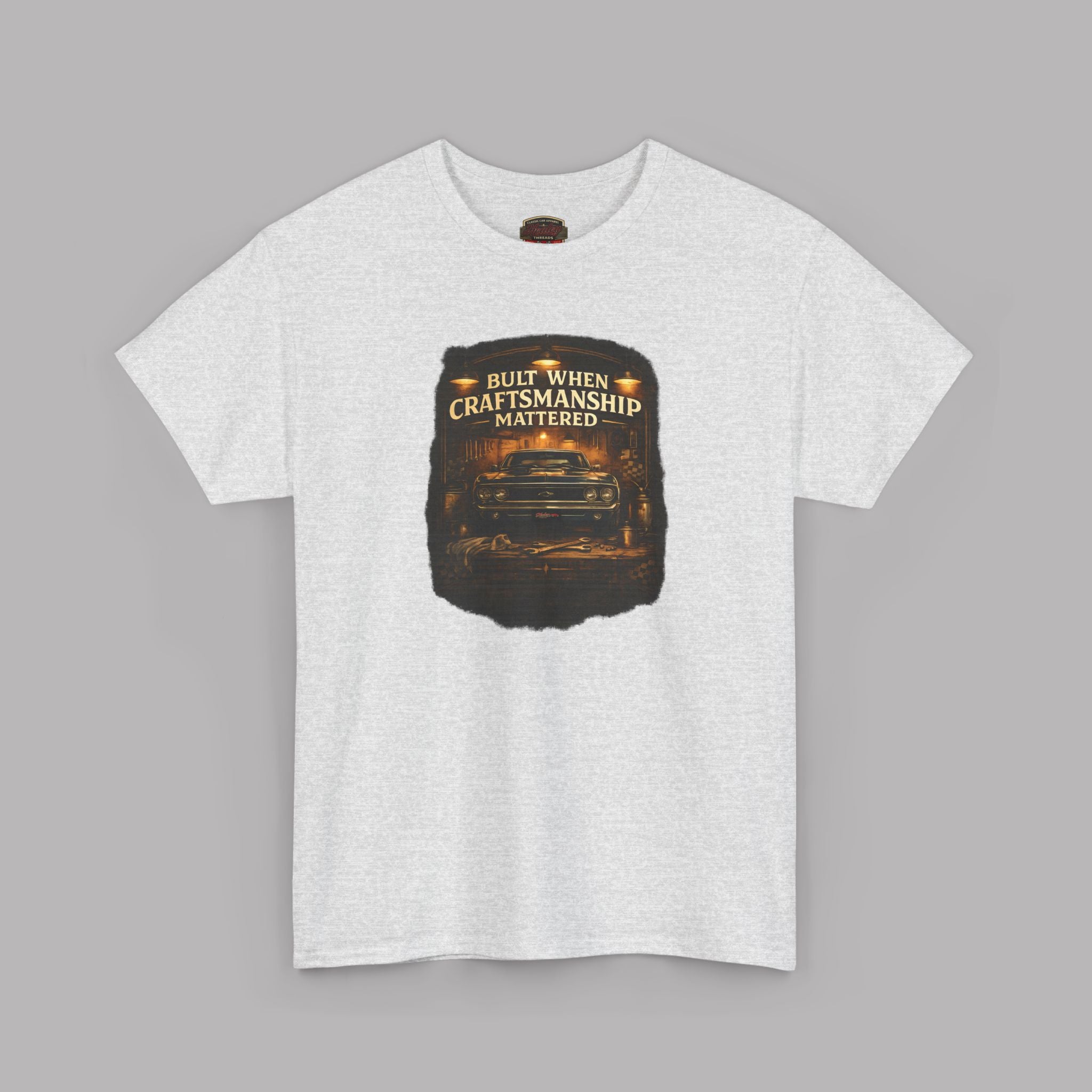 Vintage Muscle Car T-Shirt –Classic Craftsmanship Tee