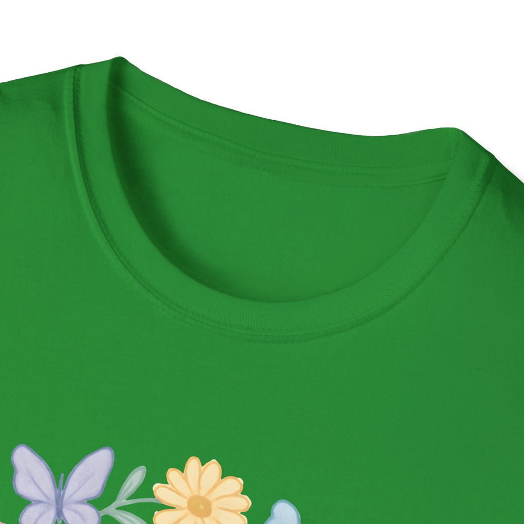 Grow Free Floral Wreath T-Shirt