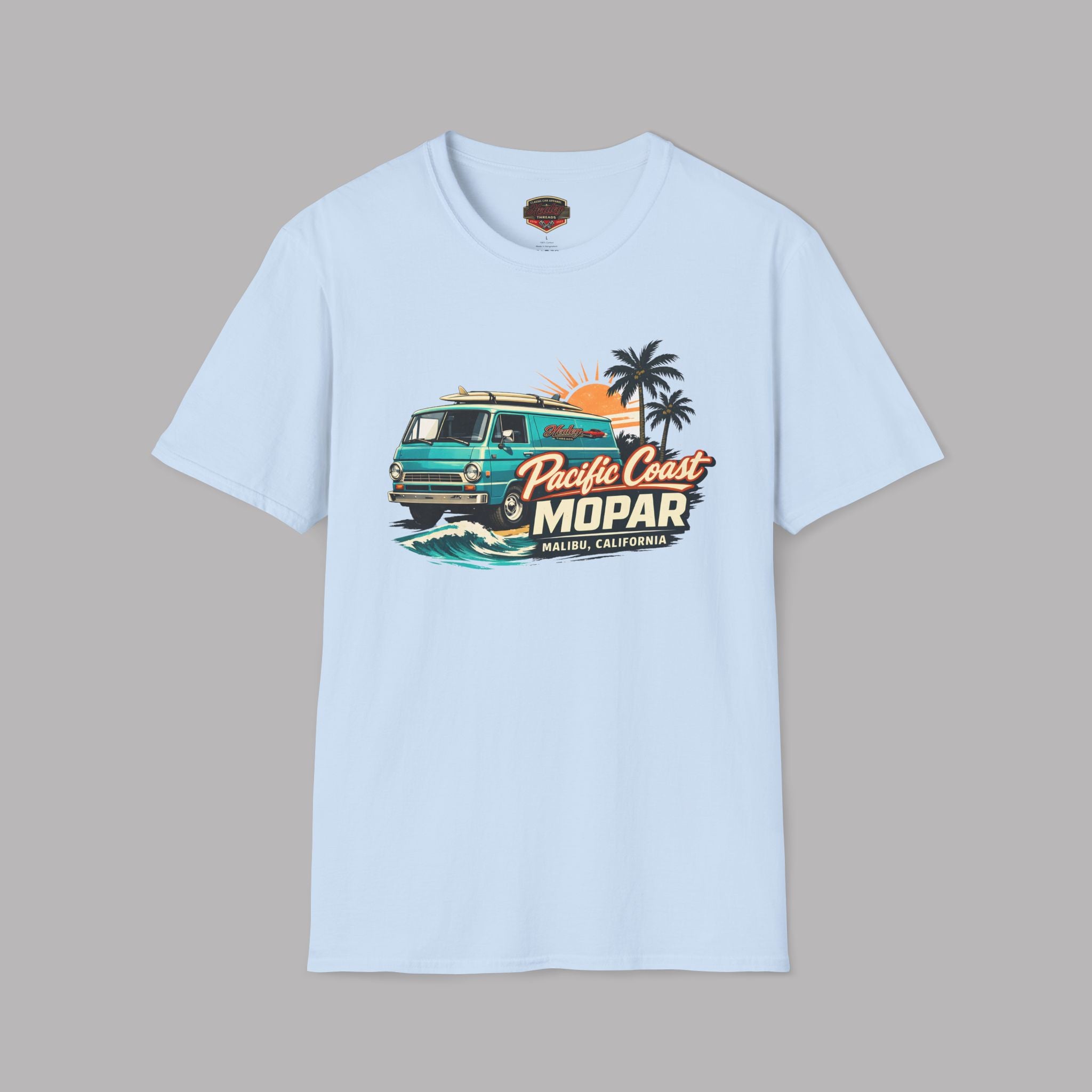 Pacific Coast Mopar Tee - Vintage Surf Van Graphic T-Shirt