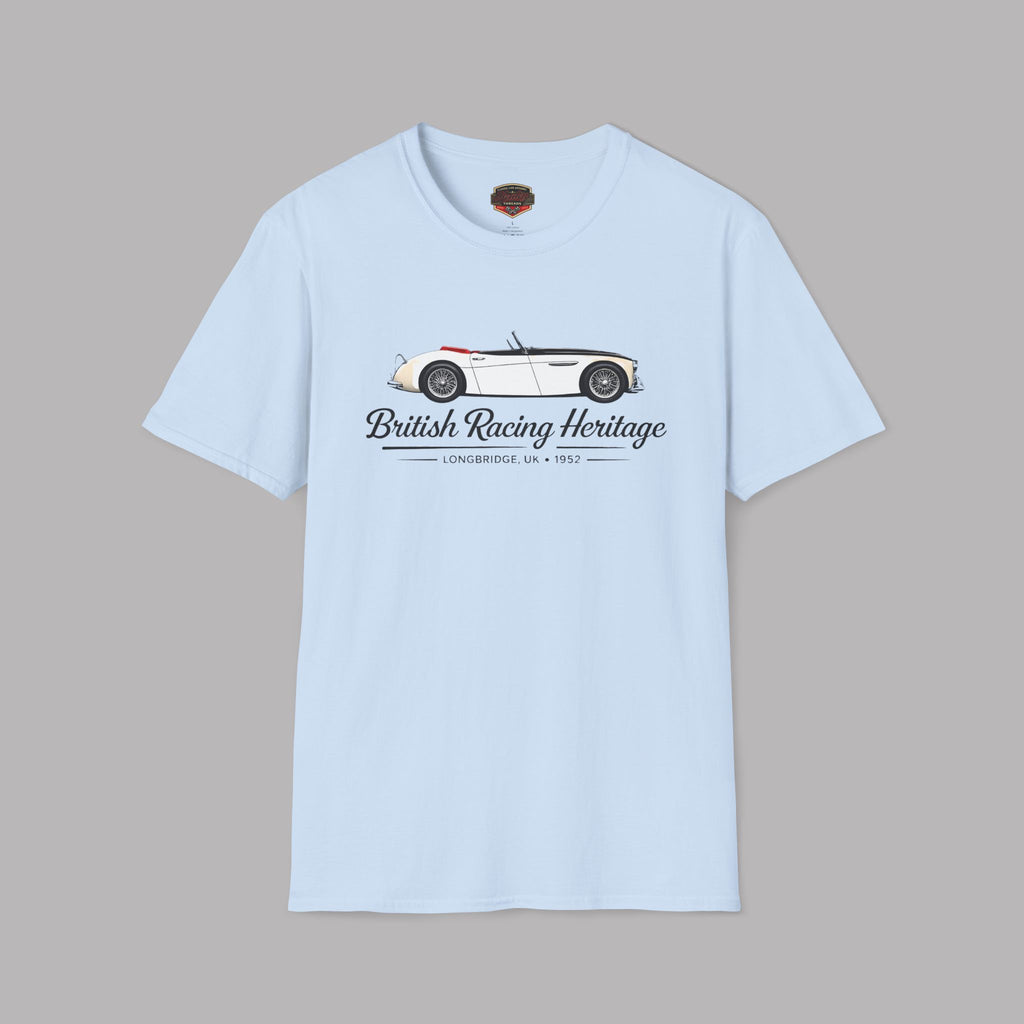British Racing Heritage Tee | Vintage Roadster Gift Shirt