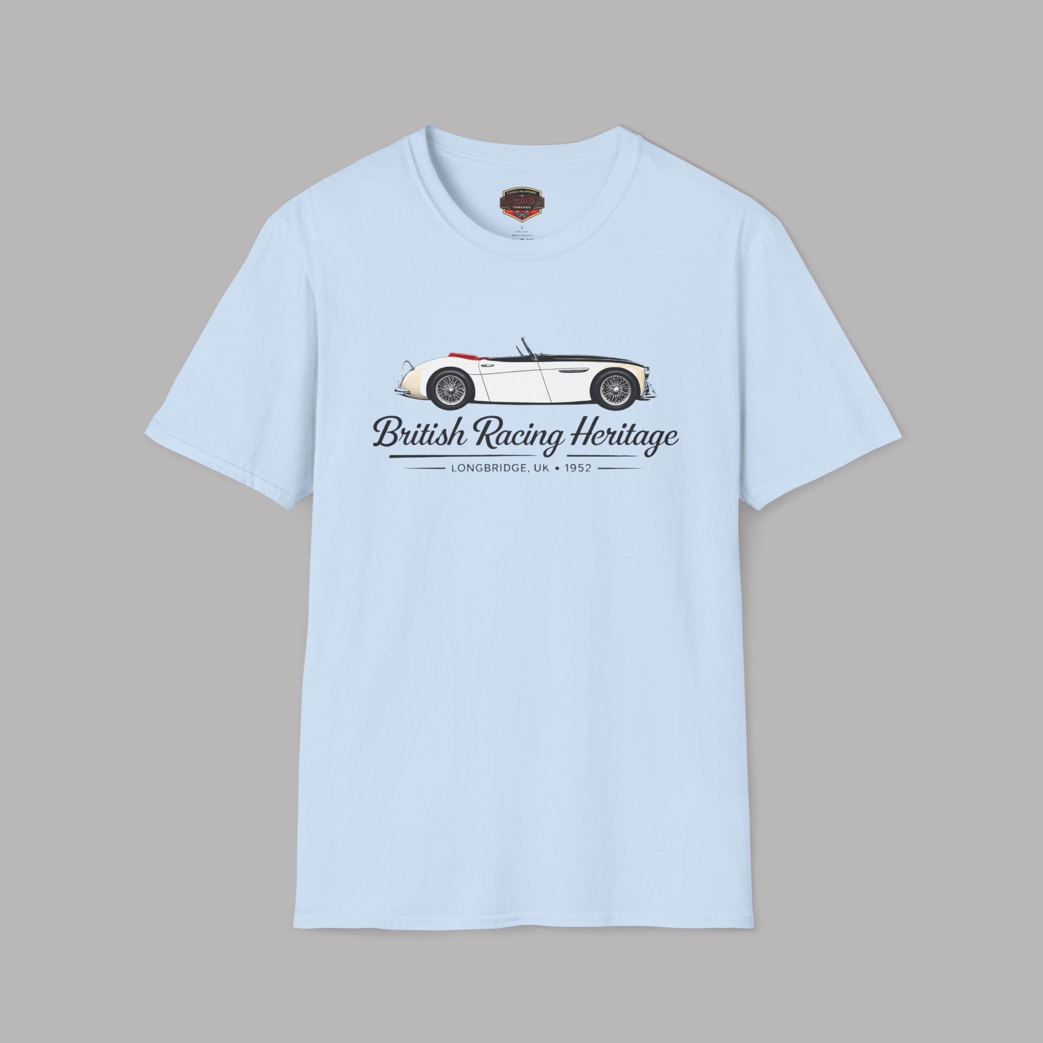 British Racing Heritage Tee | Vintage Roadster Gift Shirt