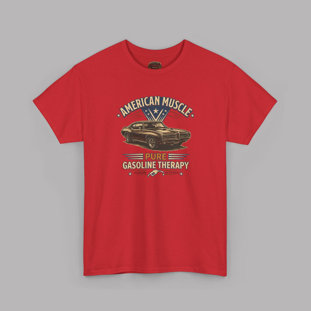 American Muscle Car T-Shirt - Pure Gasoline Therapy Tee