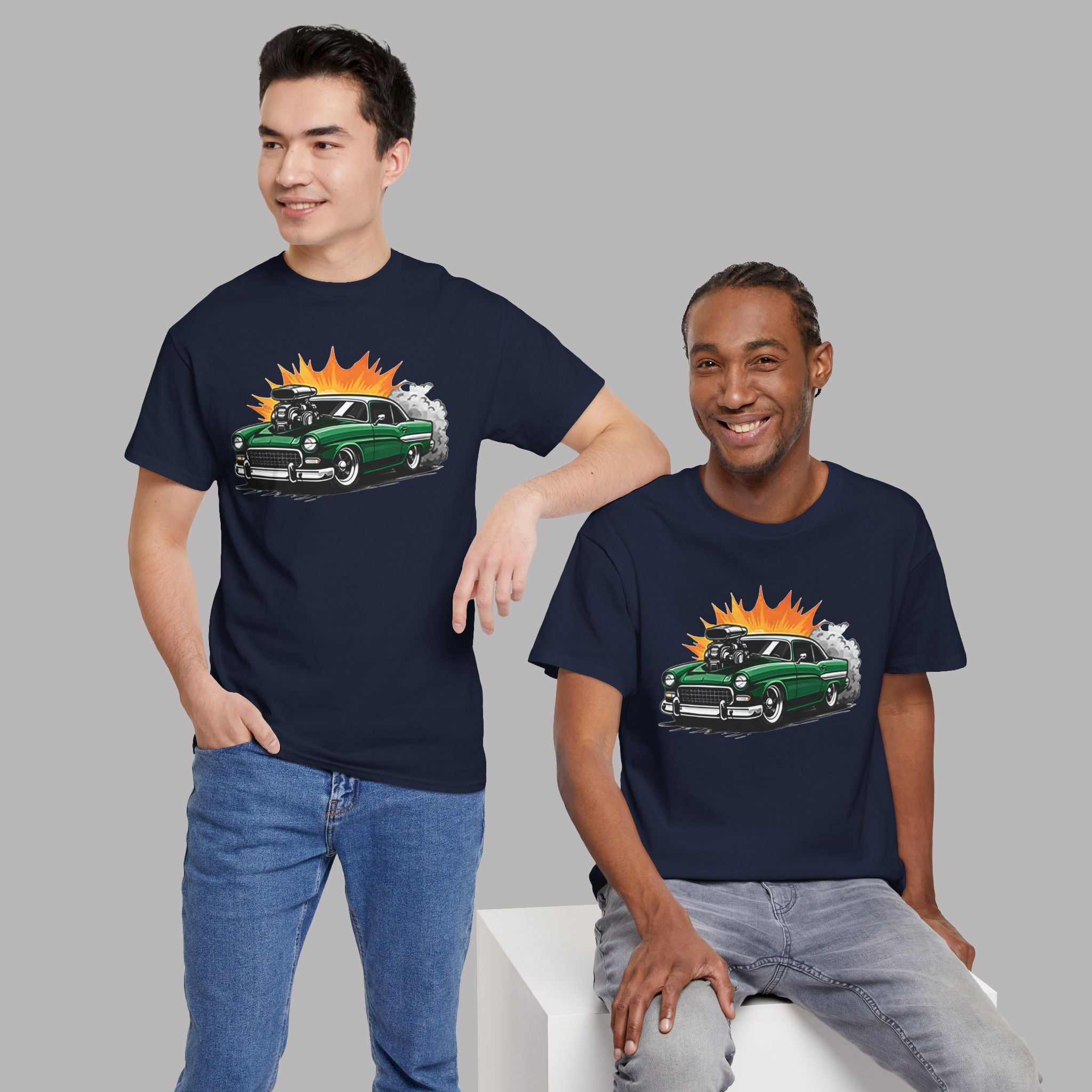 Blown Engine Hot Rod Tee | Retro Muscle Car Graphic Shirt