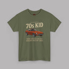 70s Kid Classic Car Tee – Born Too Late for the Golden Age