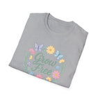 Grow Free Floral Wreath T-Shirt