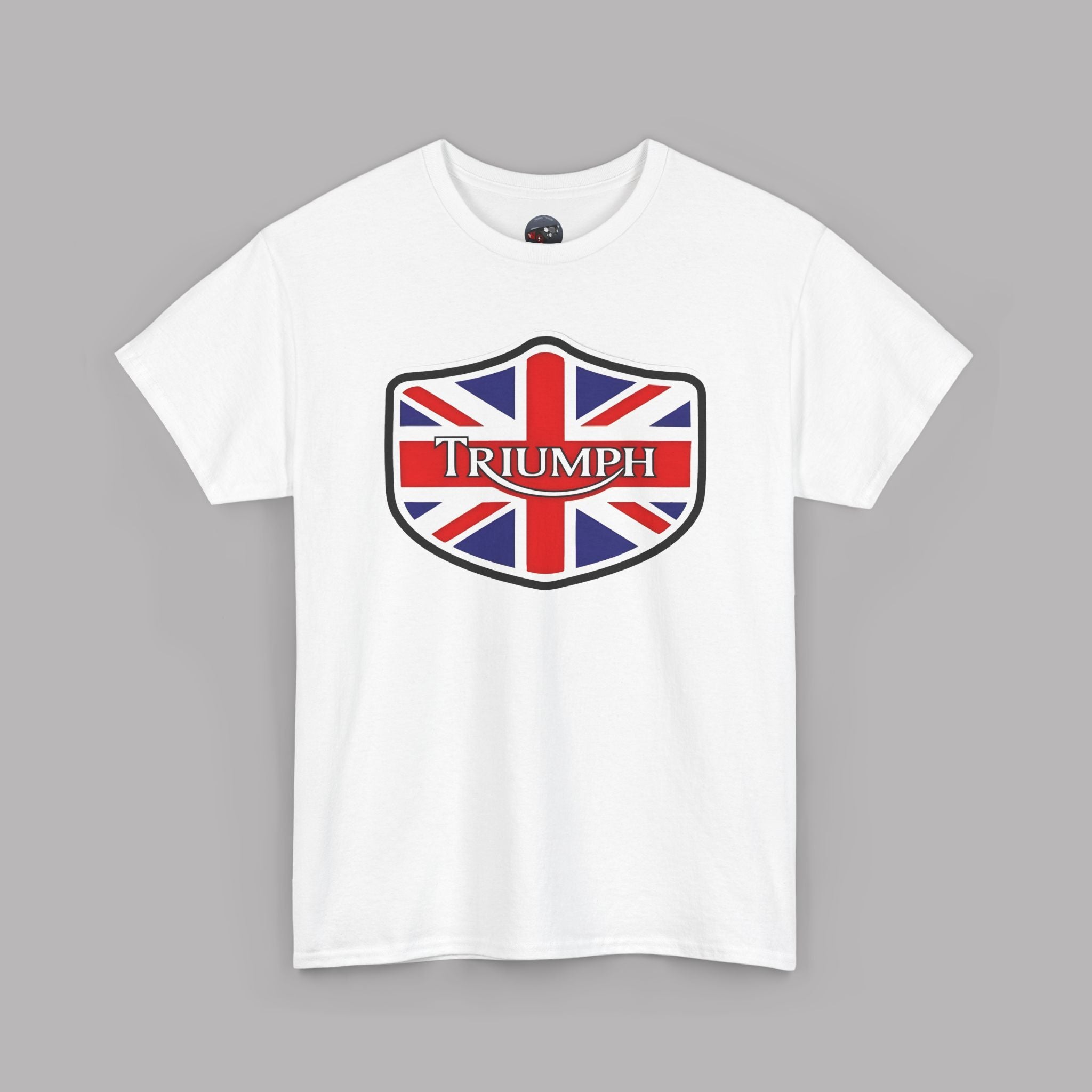Triumph Union Jack Shield T-Shirt - British Car Lover Tee