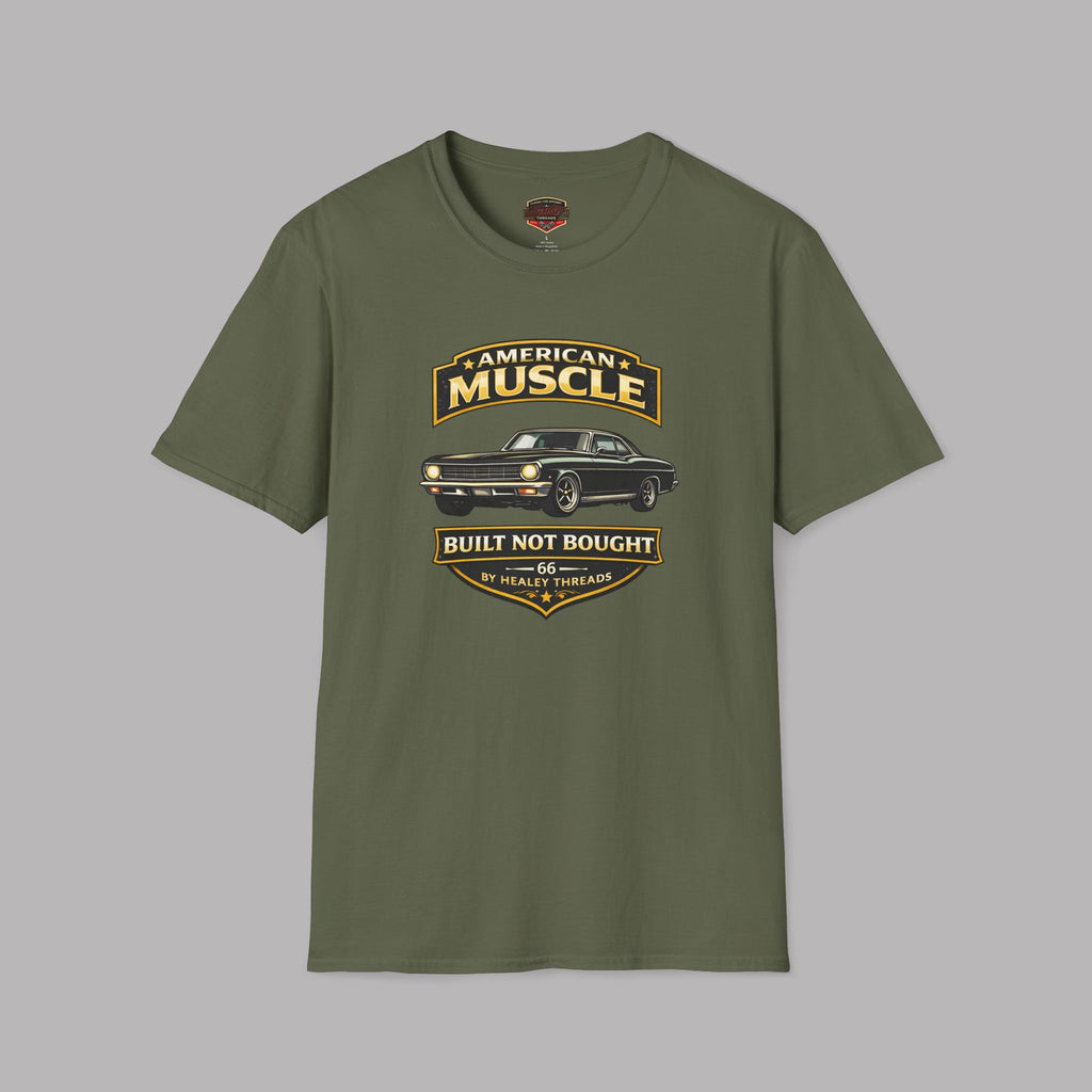 Built Not Bought American Muscle Tee | Classic Car T-Shirt