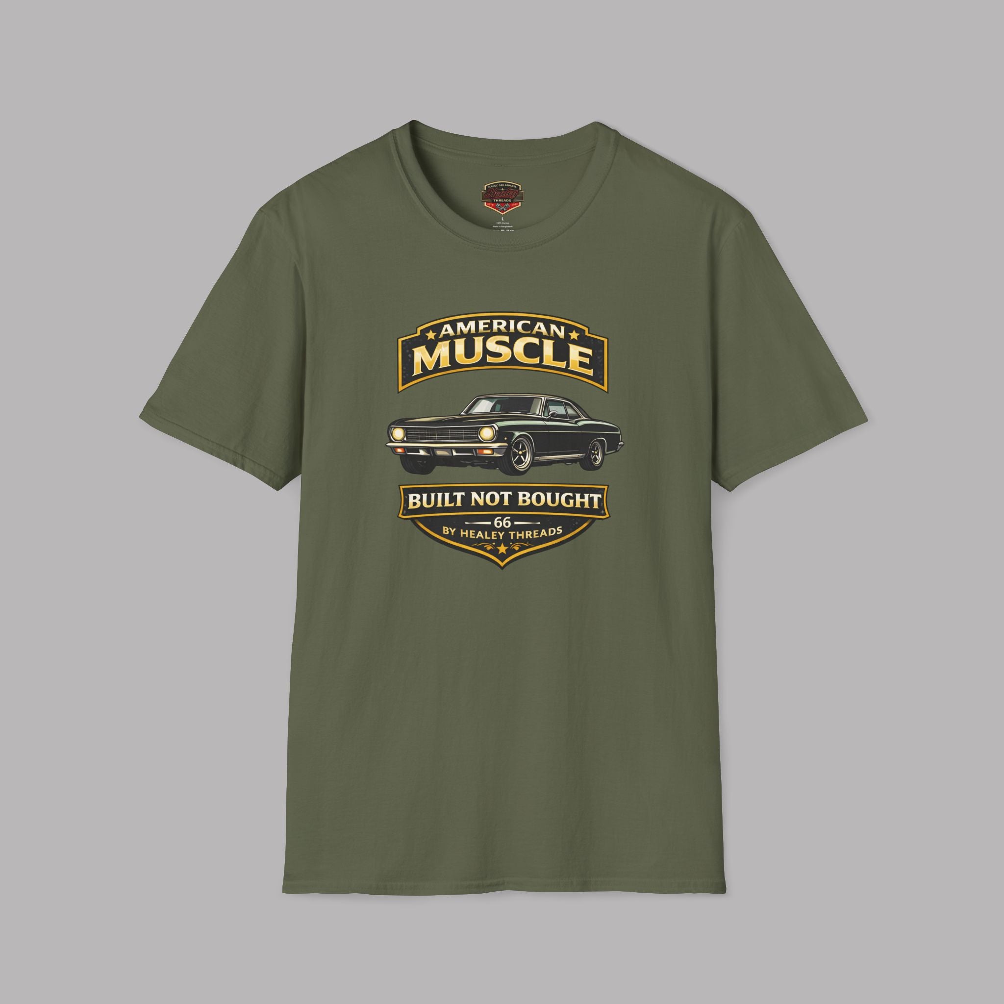 Built Not Bought American Muscle Tee | Classic Car T-Shirt