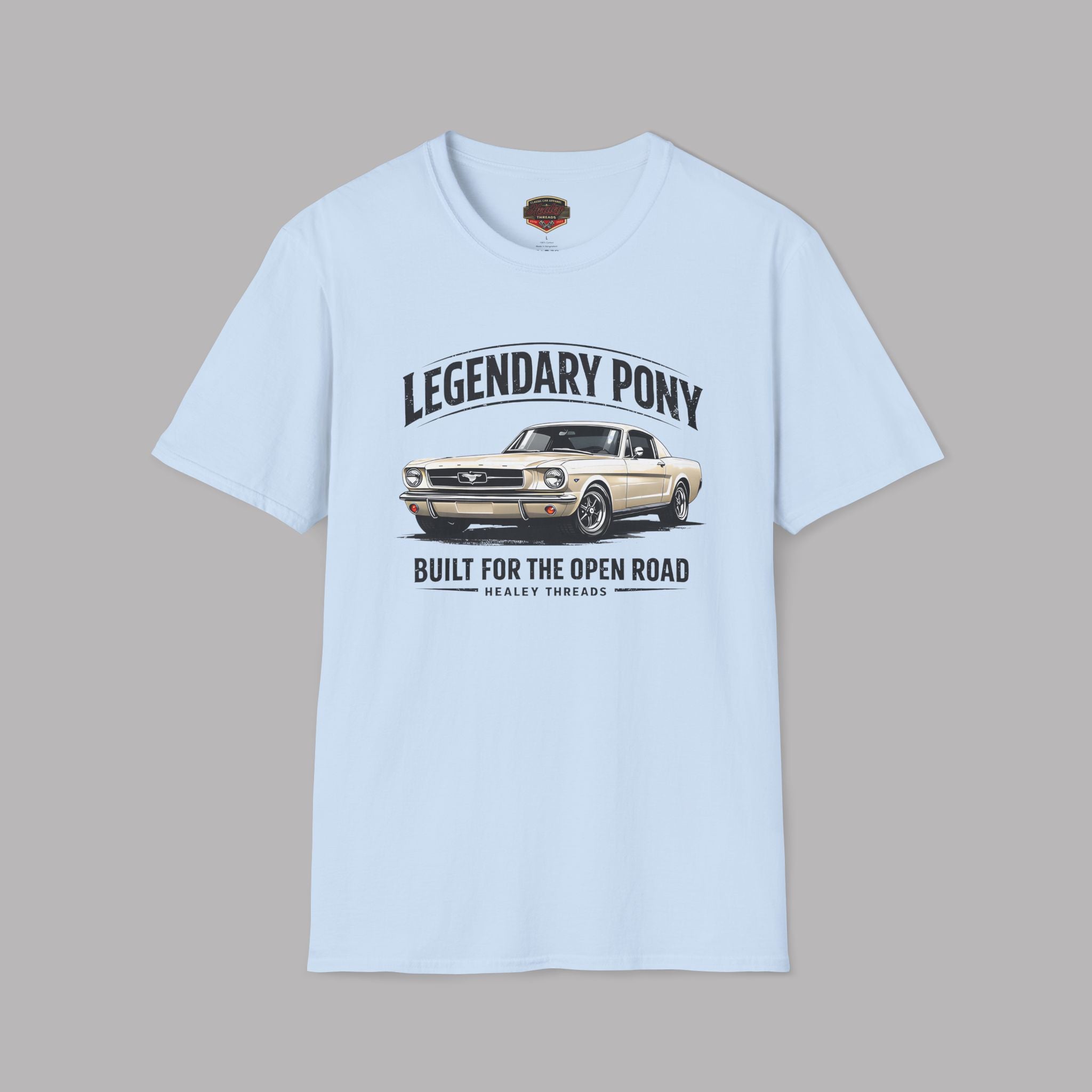 Vintage Pony Classic Car T-Shirt – Legendary Open Road Tee
