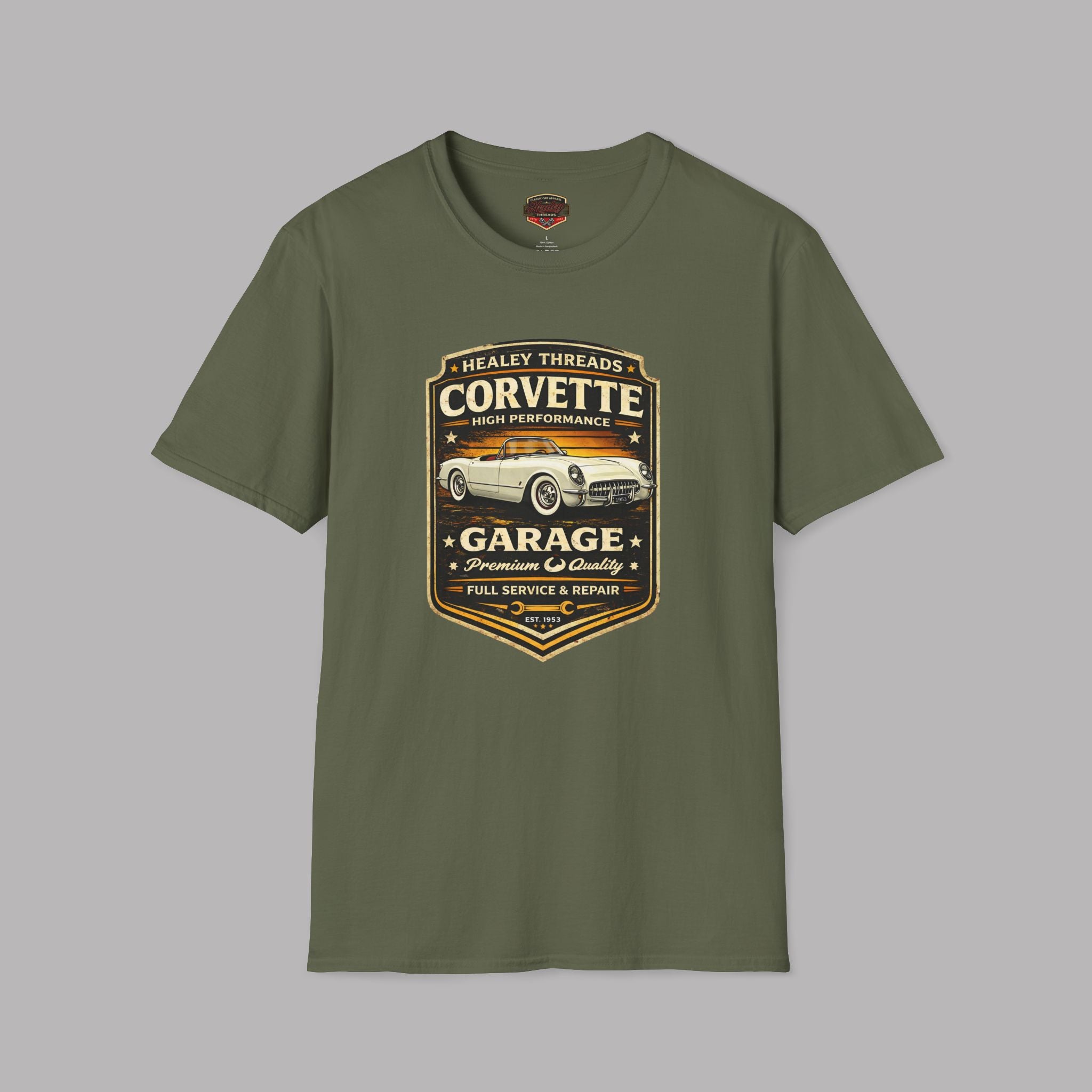 C1 Corvette T-Shirt - Vintage Garage Graphic Tee Est. 1953
