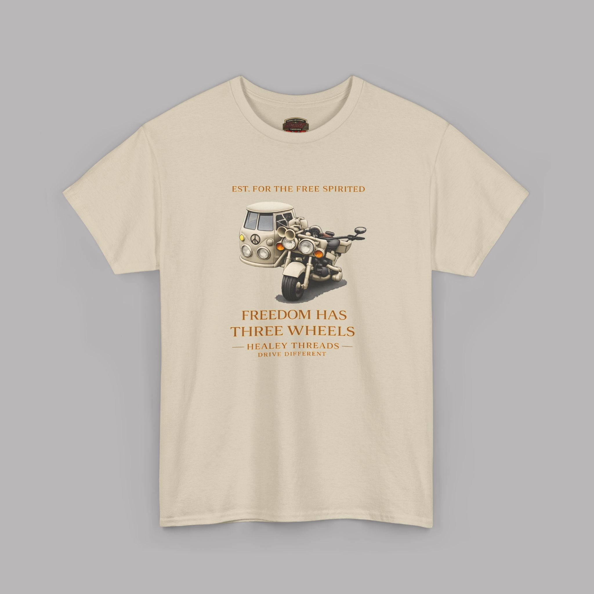 Freedom Has Three Wheels Tee | Retro Trike Van Shirt