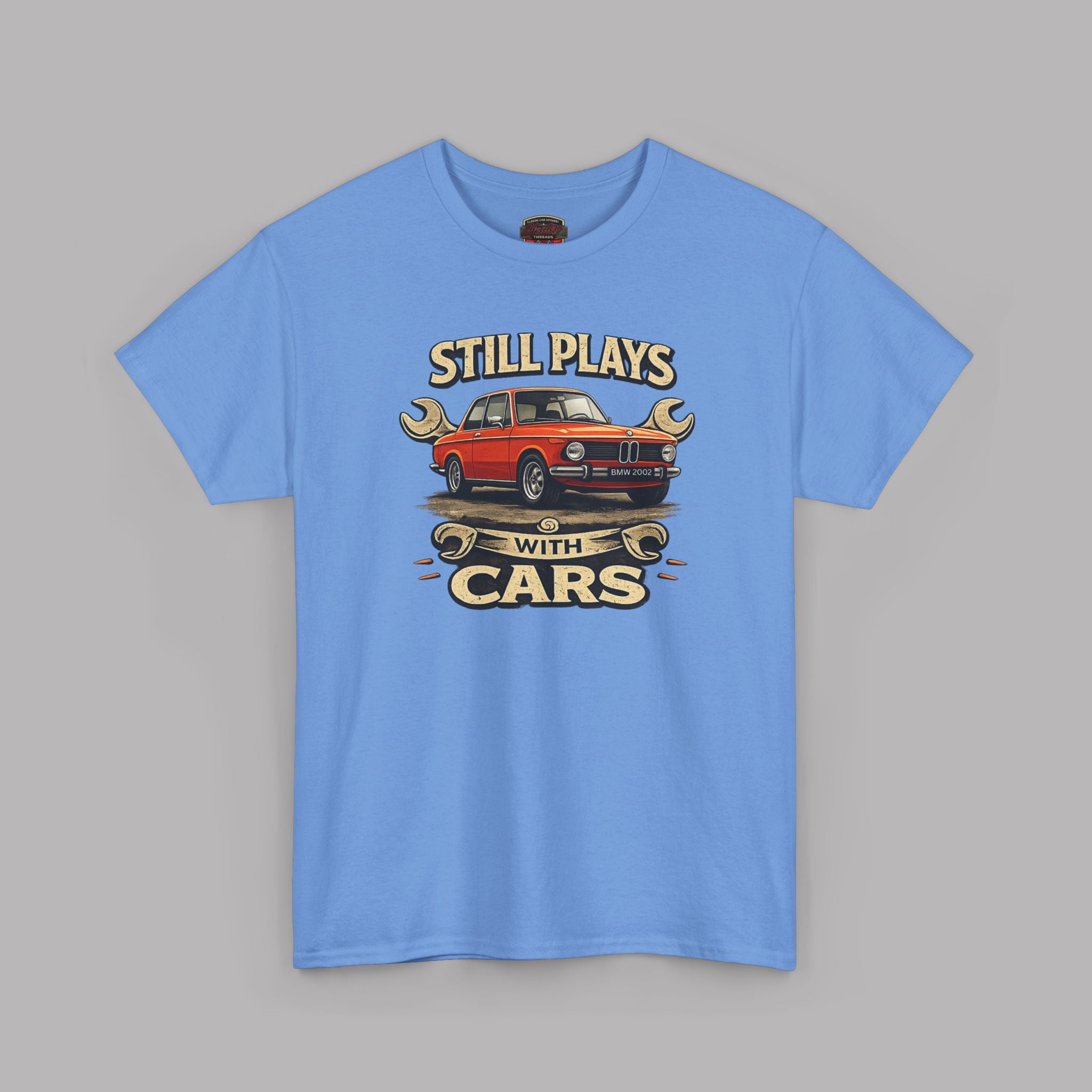 Still Plays With Cars T-Shirt — Classic BMW Graphic Tee