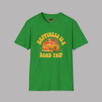 Happiness Is a Road Trip Tee | Retro Boho Van Gift Shirt